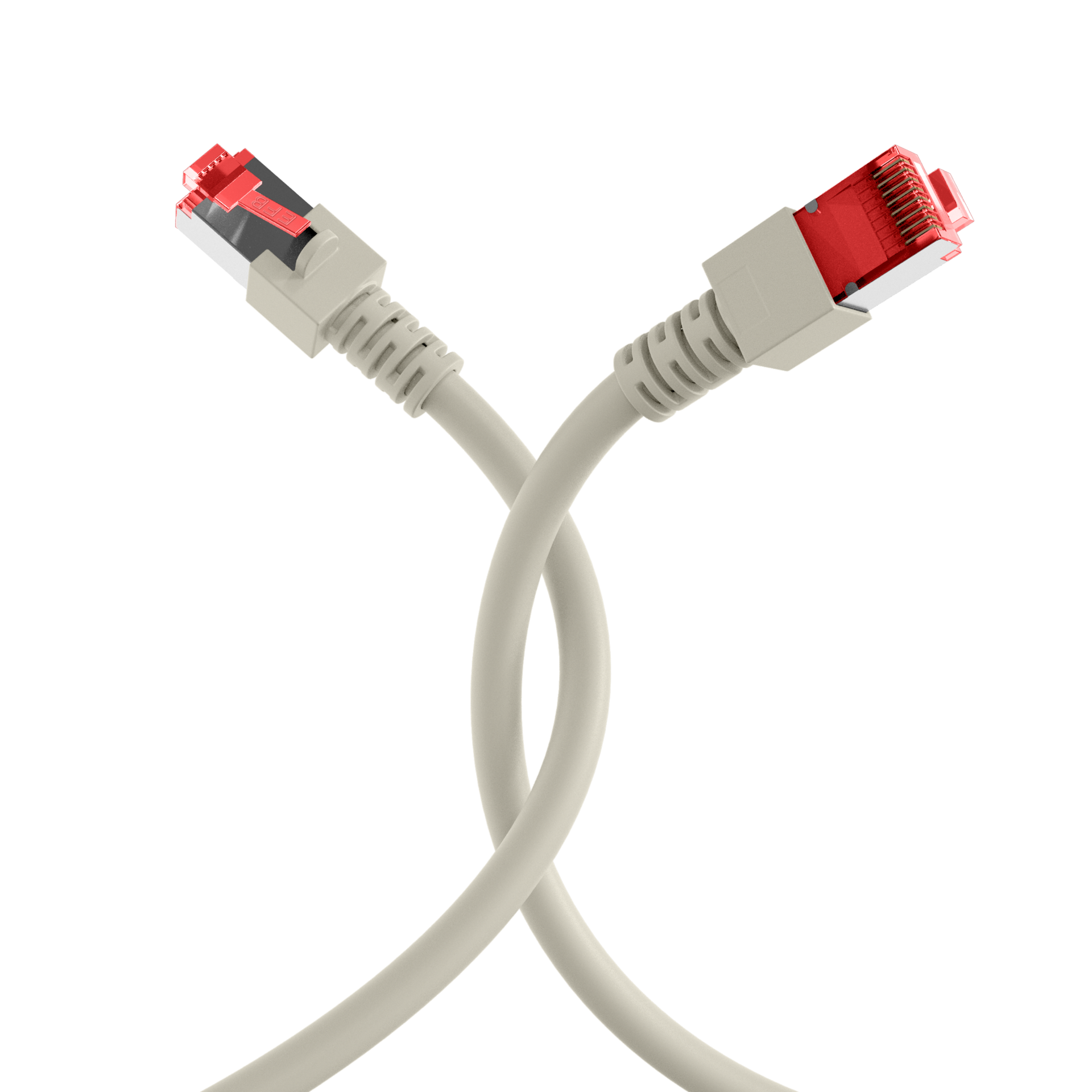 RJ45 Patch Cord Cat.6 S/FTP LSZH grey 10m