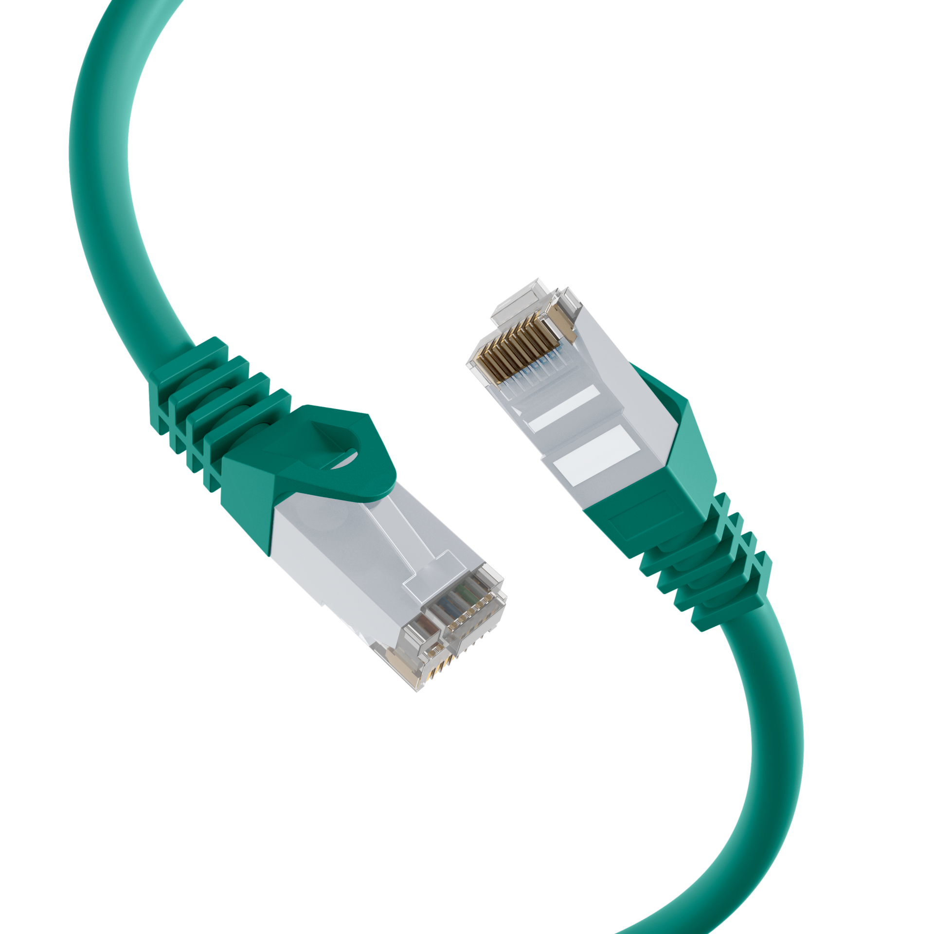 RJ45 Patch Cord Cat.6 U/UTP LSZH CCA green 10m