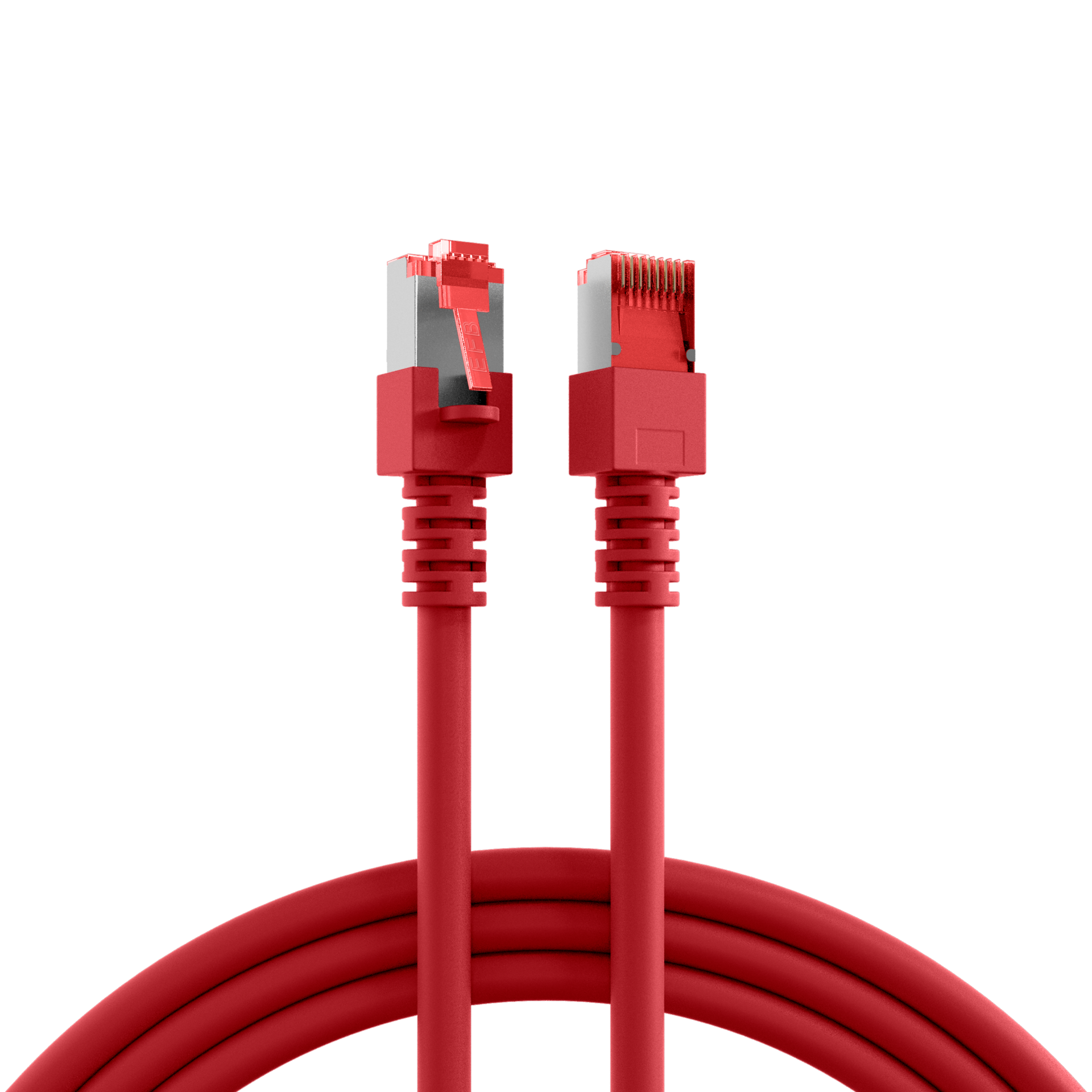 RJ45 Patch Cord Cat.6 S/FTP LSZH red 20m