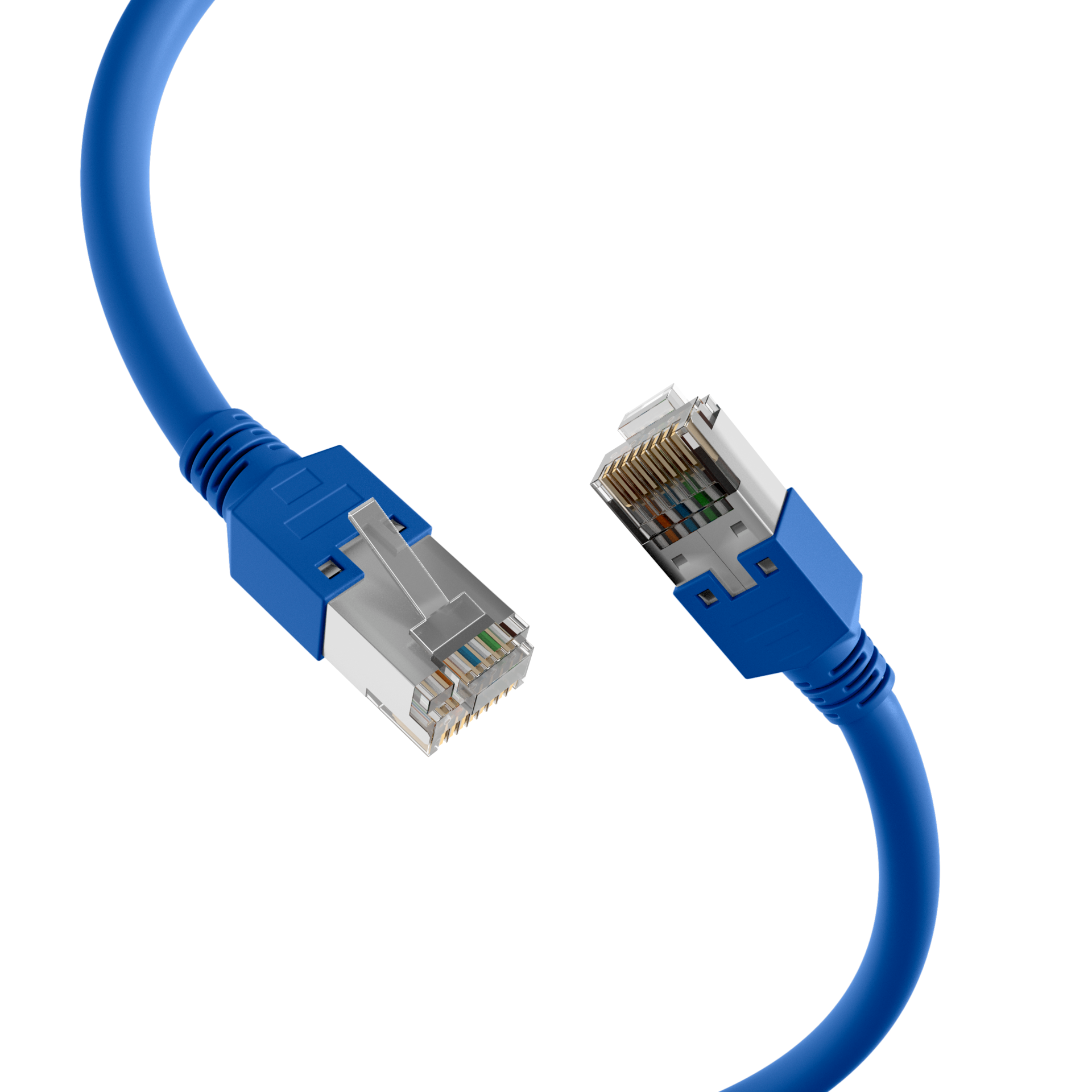 RJ45 Patch Cord Cat.5e F/UTP LSZHDraka UC300 TM11 blue 0,5m