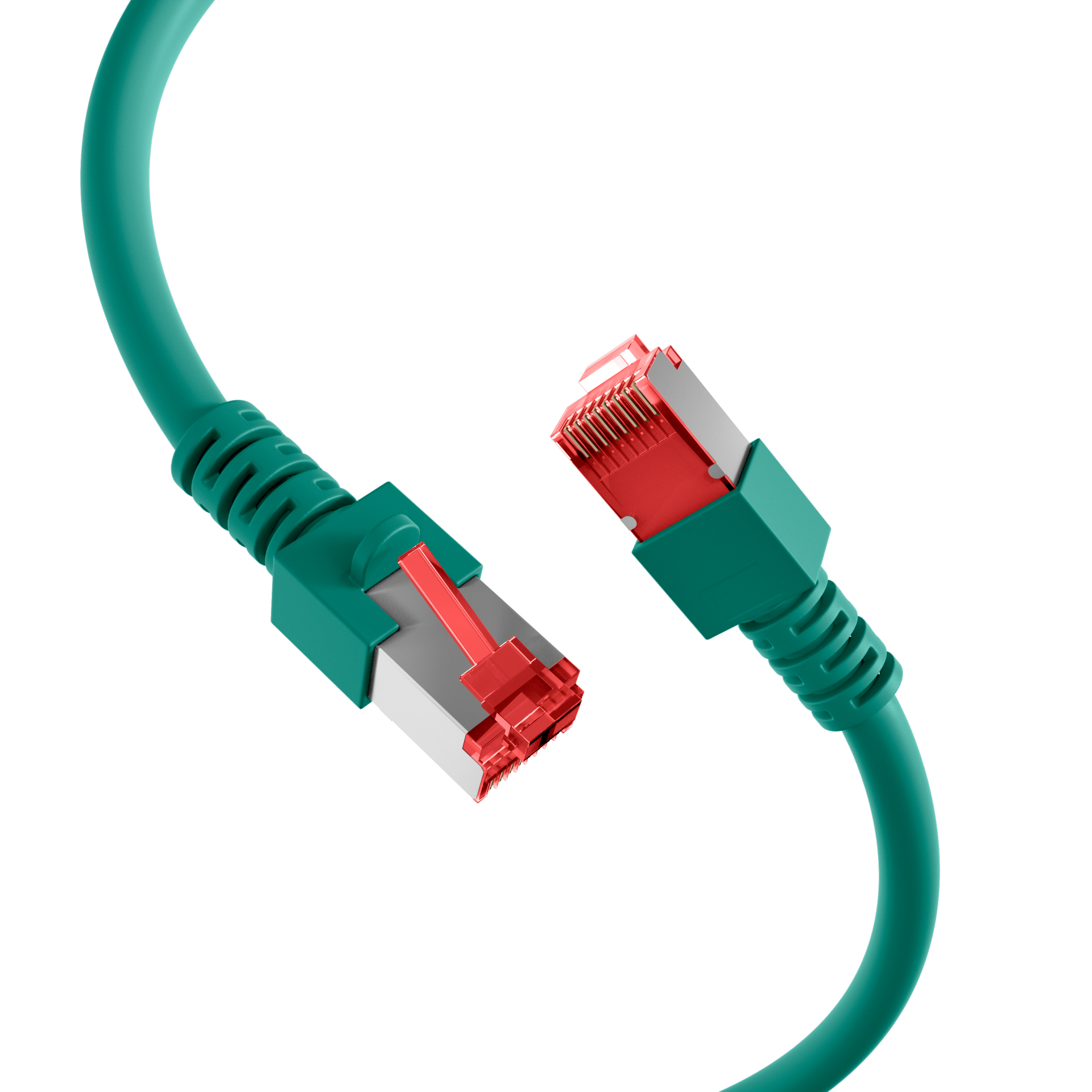 RJ45 Patch Cord Cat.6 S/FTP LSZH green 15m