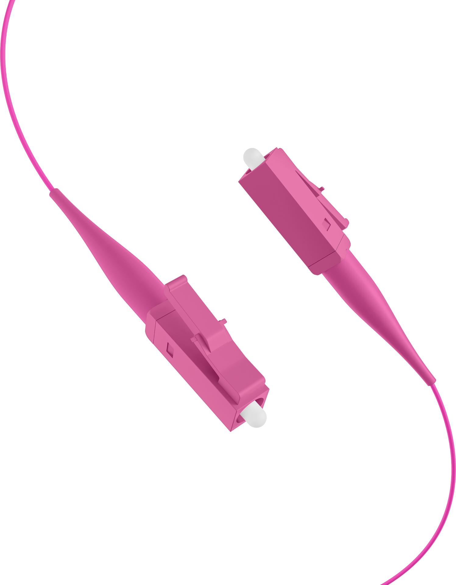 Fiber Pigtail LC OM4 -Heather violet 2m - 1 piece