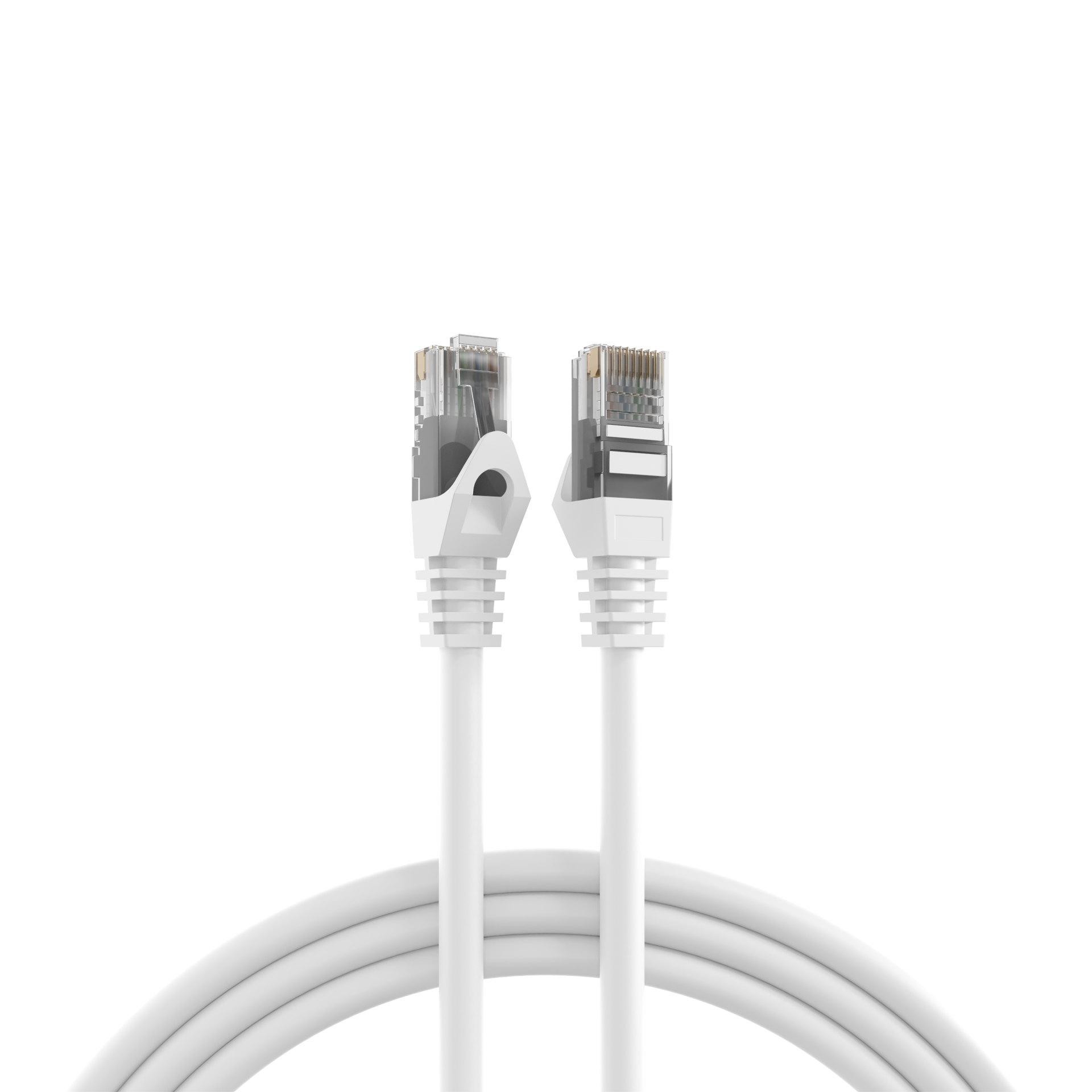 RJ45 Patch Cord Cat.5e U/UTP LSZH CCA AWG24/7 white 1m