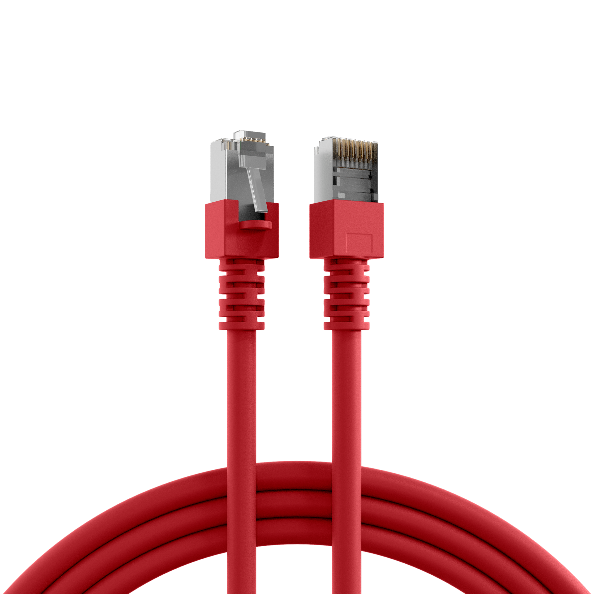 RJ45 Patch Cord Cat.5e SF/UTP PVC CCA red 5m