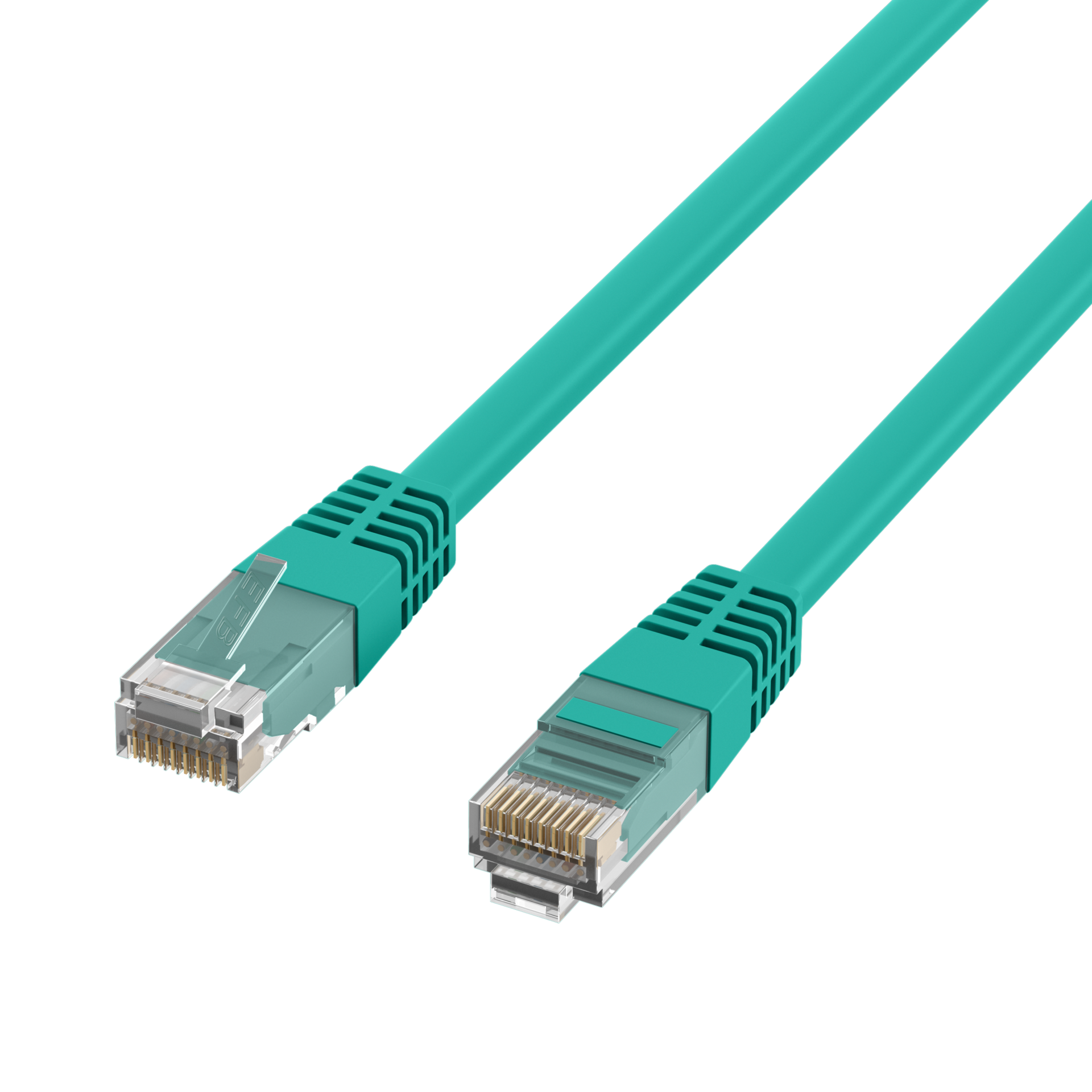 RJ45 Patchkabel Cat.6 U/UTP PVC  CCA grün 3m