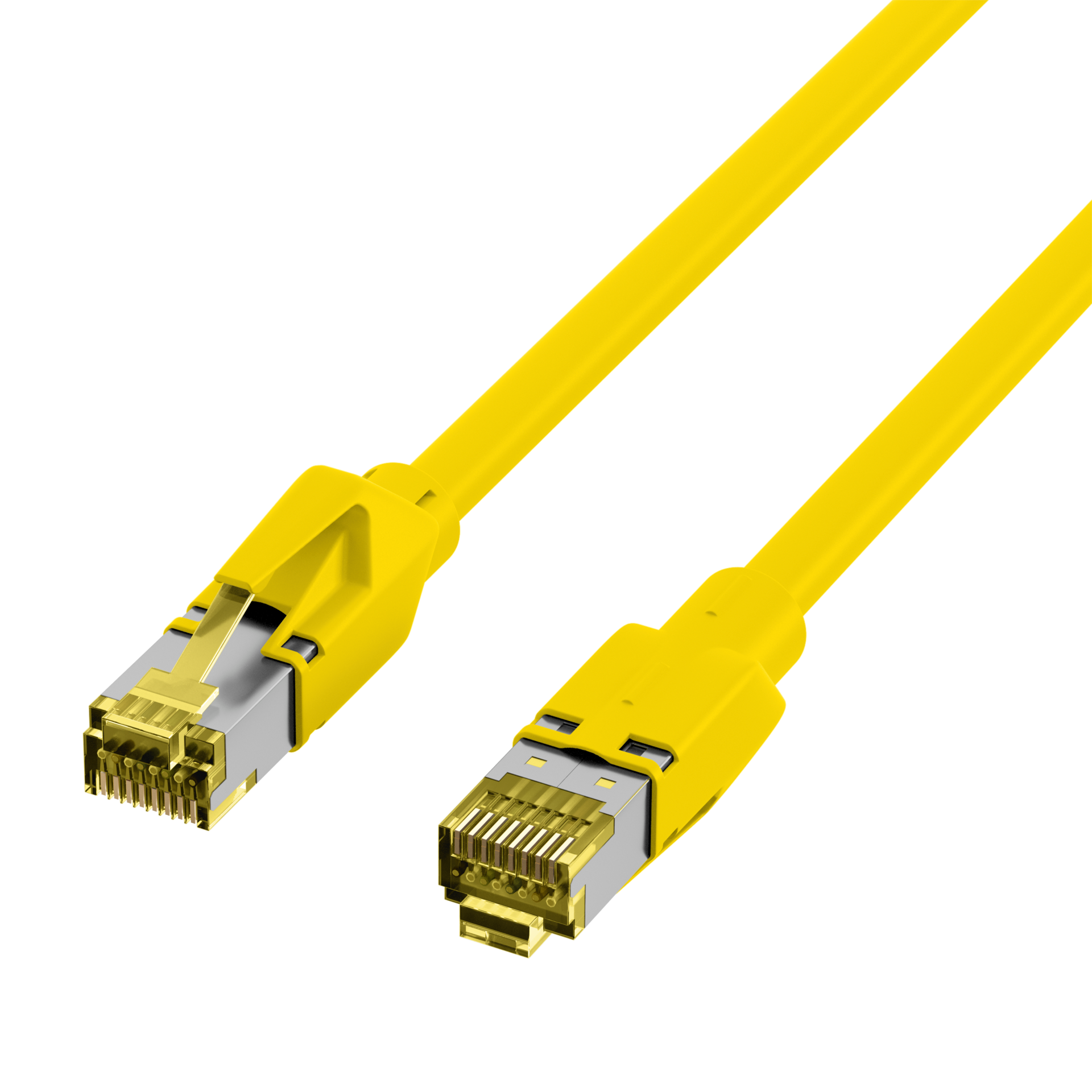 RJ45 Patch Cord Cat.6A S/FTP LSZH Dätwyler 7702 TM31 yellow 5m