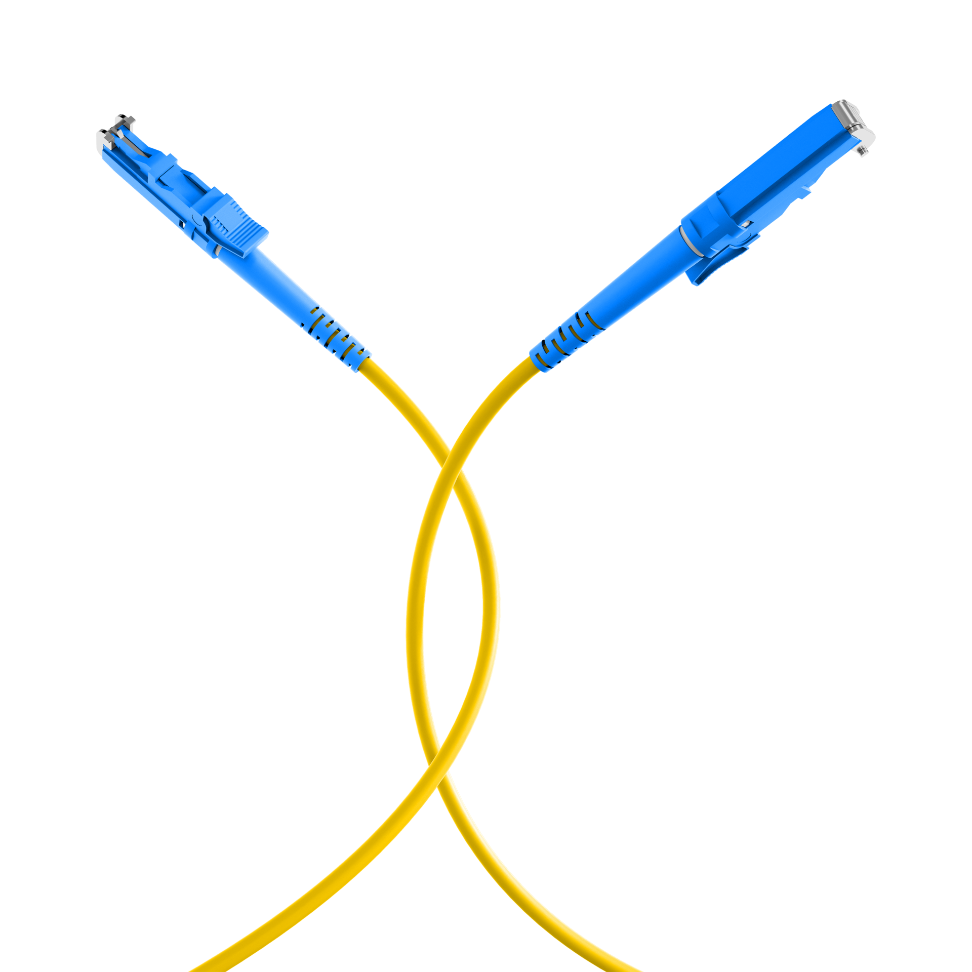 Simplex Fiber Optic Patch Cable E2000®-E2000® OS2 3m 3,0mm Yellow 9/125µm