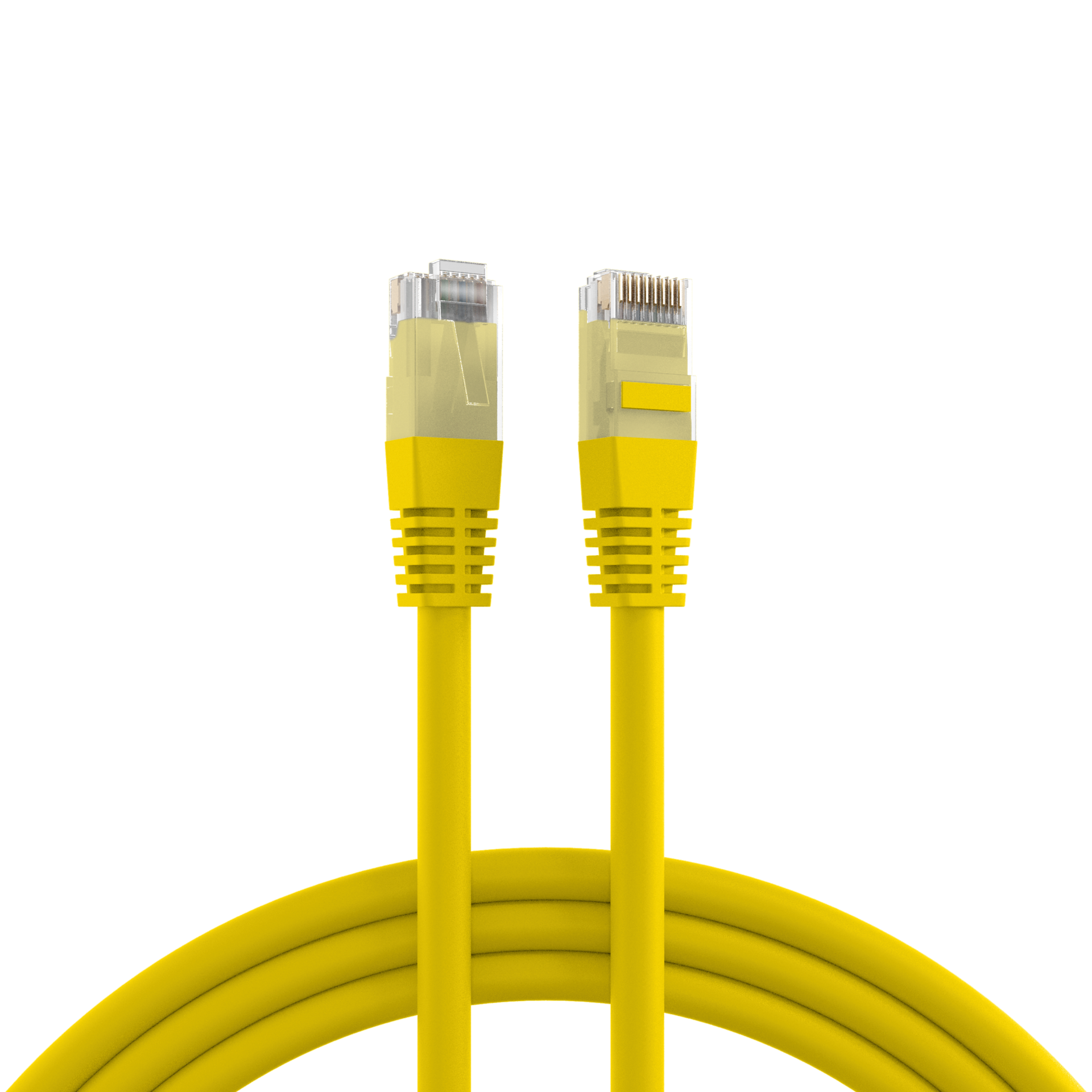 RJ45 Patch Cord Cat.5e U/UTP PVC CCA yellow 30m