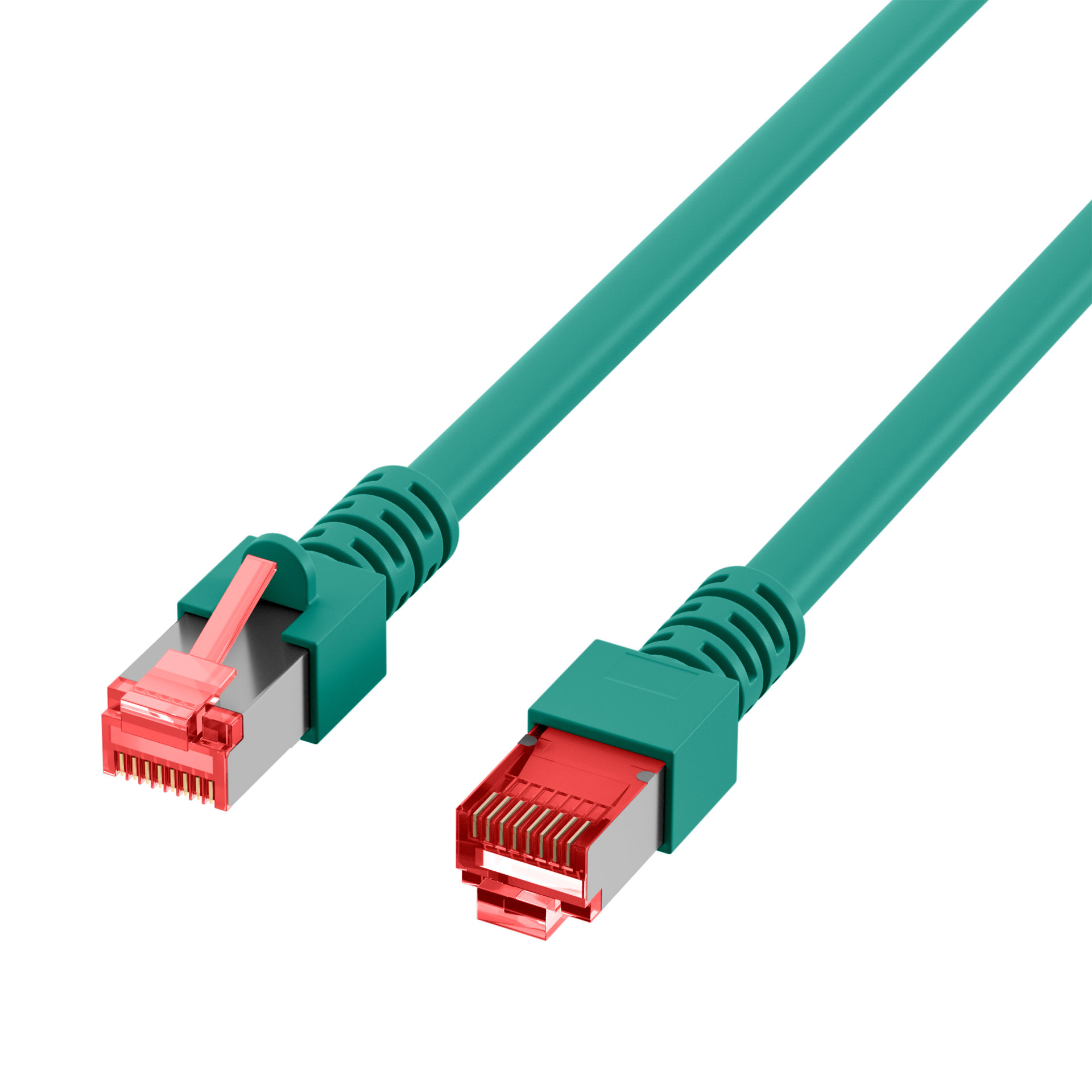 RJ45 Patch Cord Cat.6 S/FTP LSZH green 15m