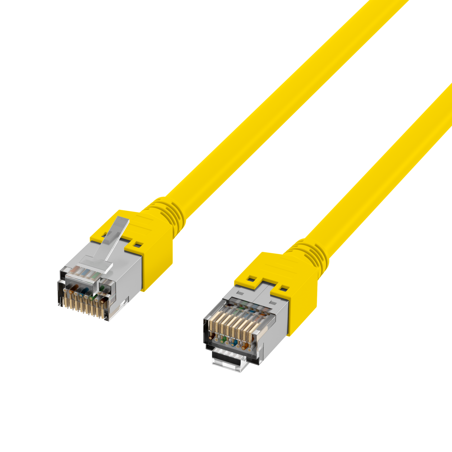 RJ45 Patch Cord Cat.5e S/UTP PVCDätwyler 5502 TM11 yellow 10m