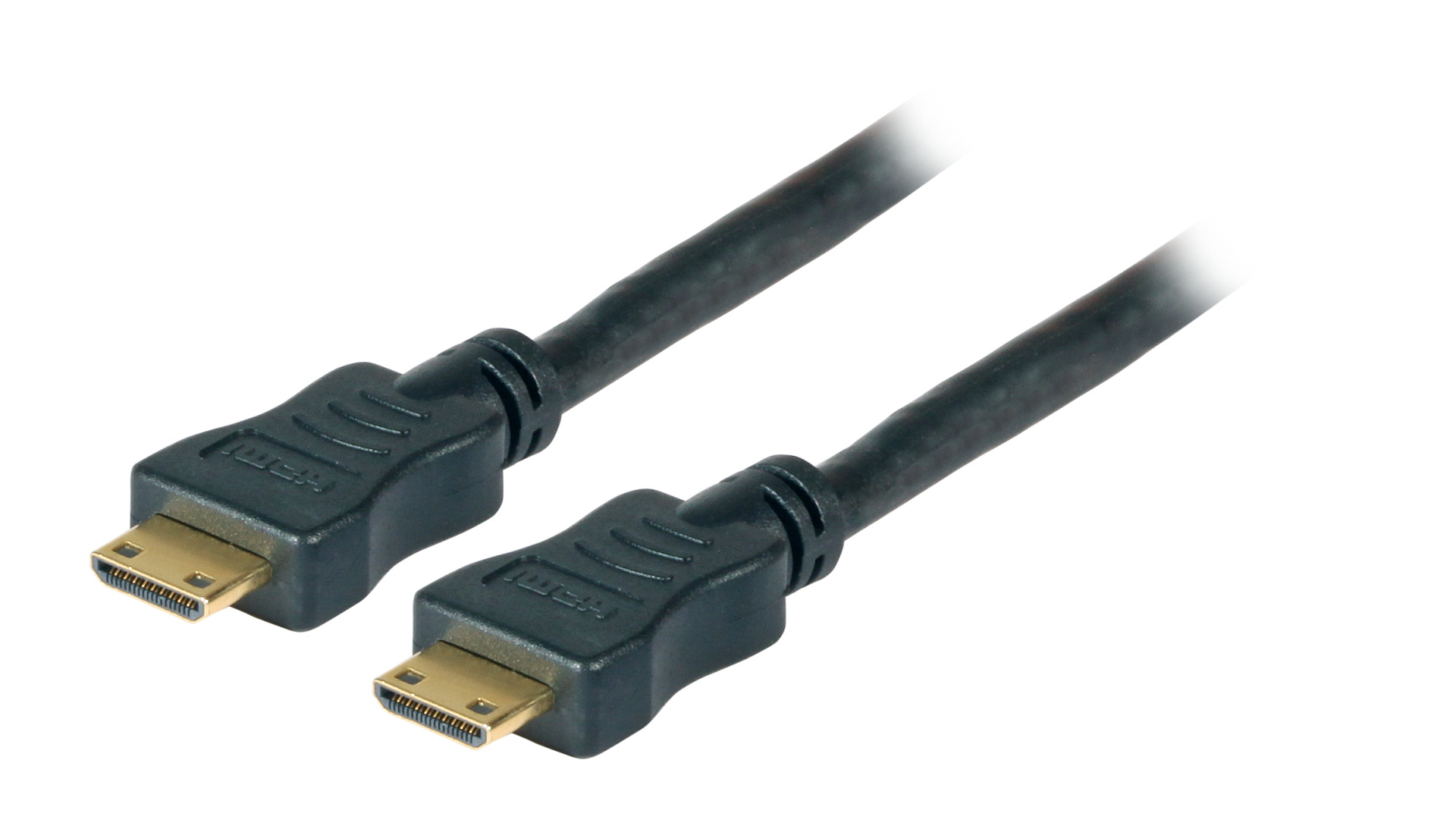 HighSpeed HDMI™ Cable w.Eth., C-C Plug-Plug 2.0m black