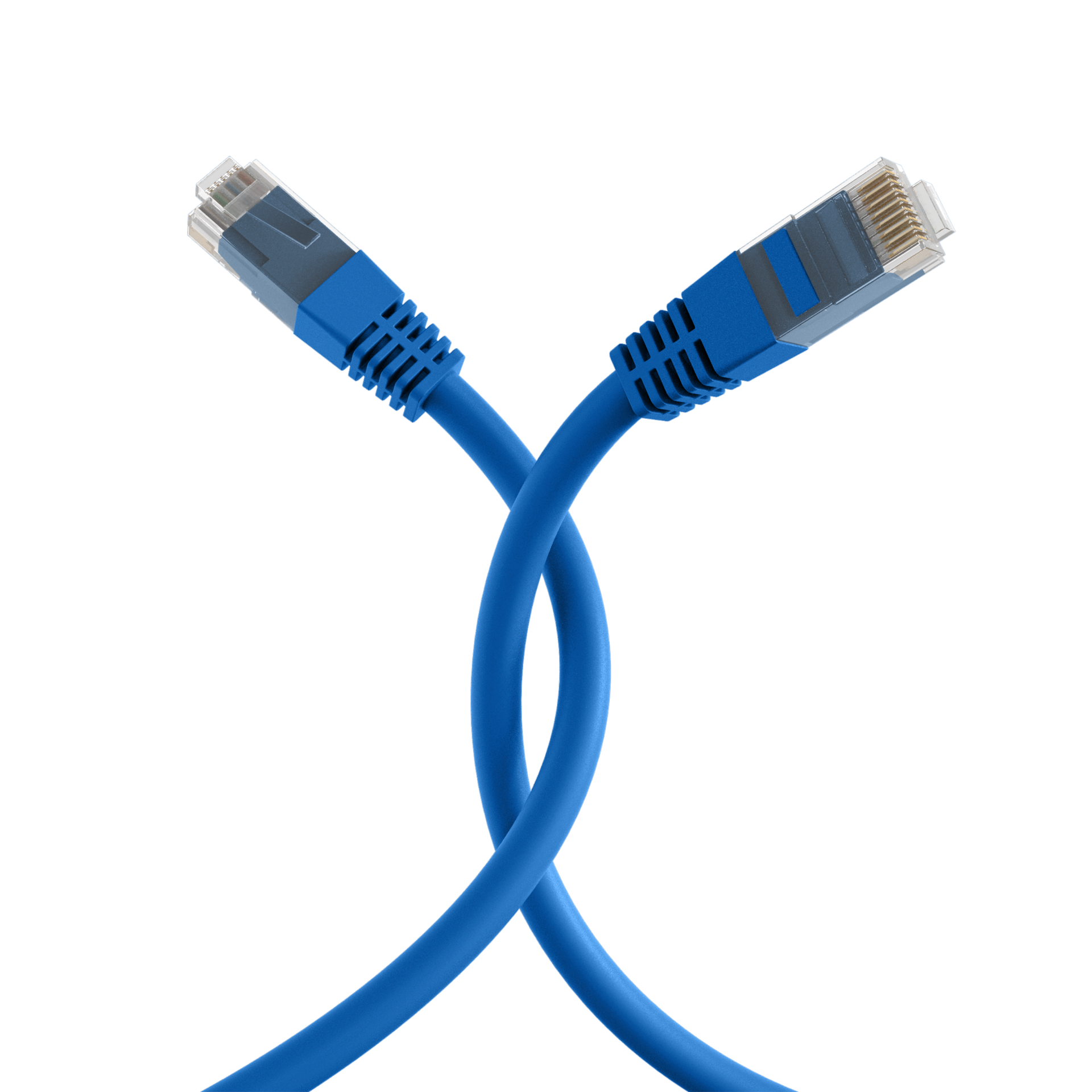 RJ45 Patch Cord Cat.6 U/UTP PVC CCA blue 20m