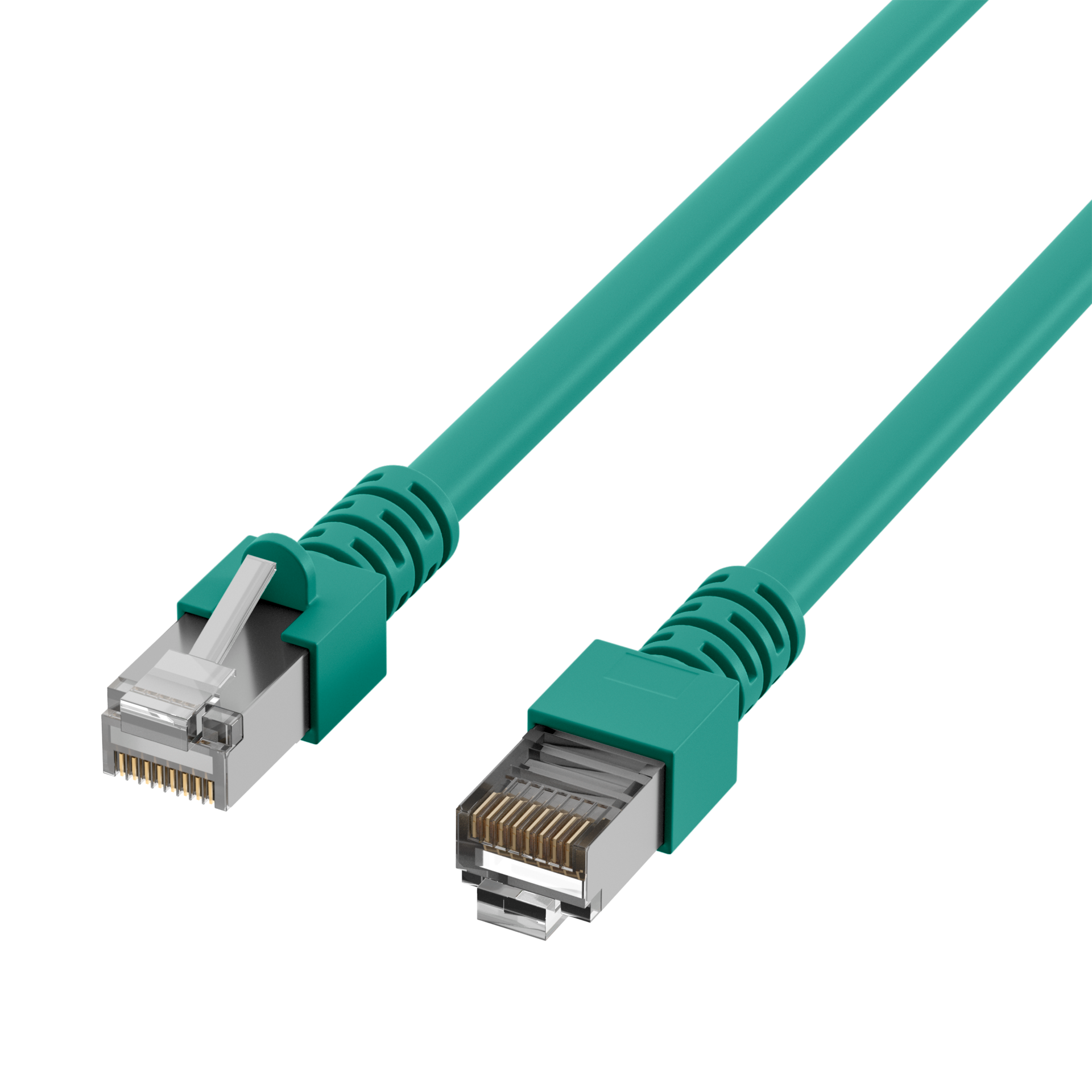 RJ45 Patch Cord Cat.5e SF/UTP PVC CCA green 7,5m