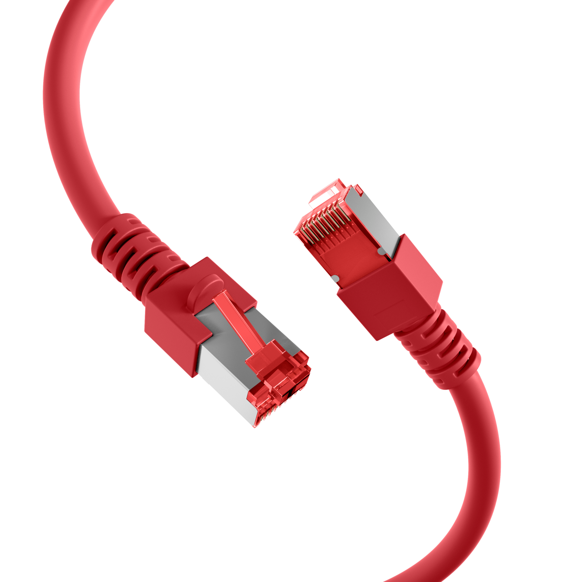 RJ45 Patch Cord Cat.6 S/FTP LSZH red 15m