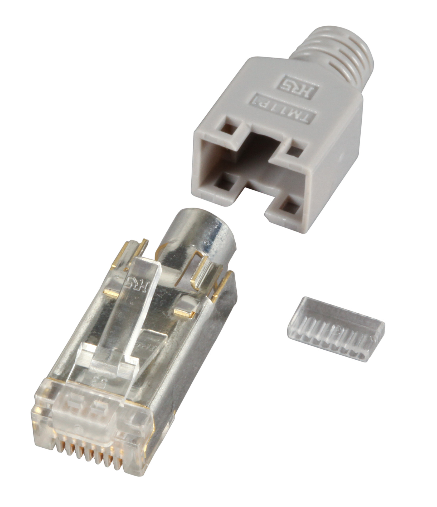 RJ45-Hirose TM11 grey 1 pcs. 