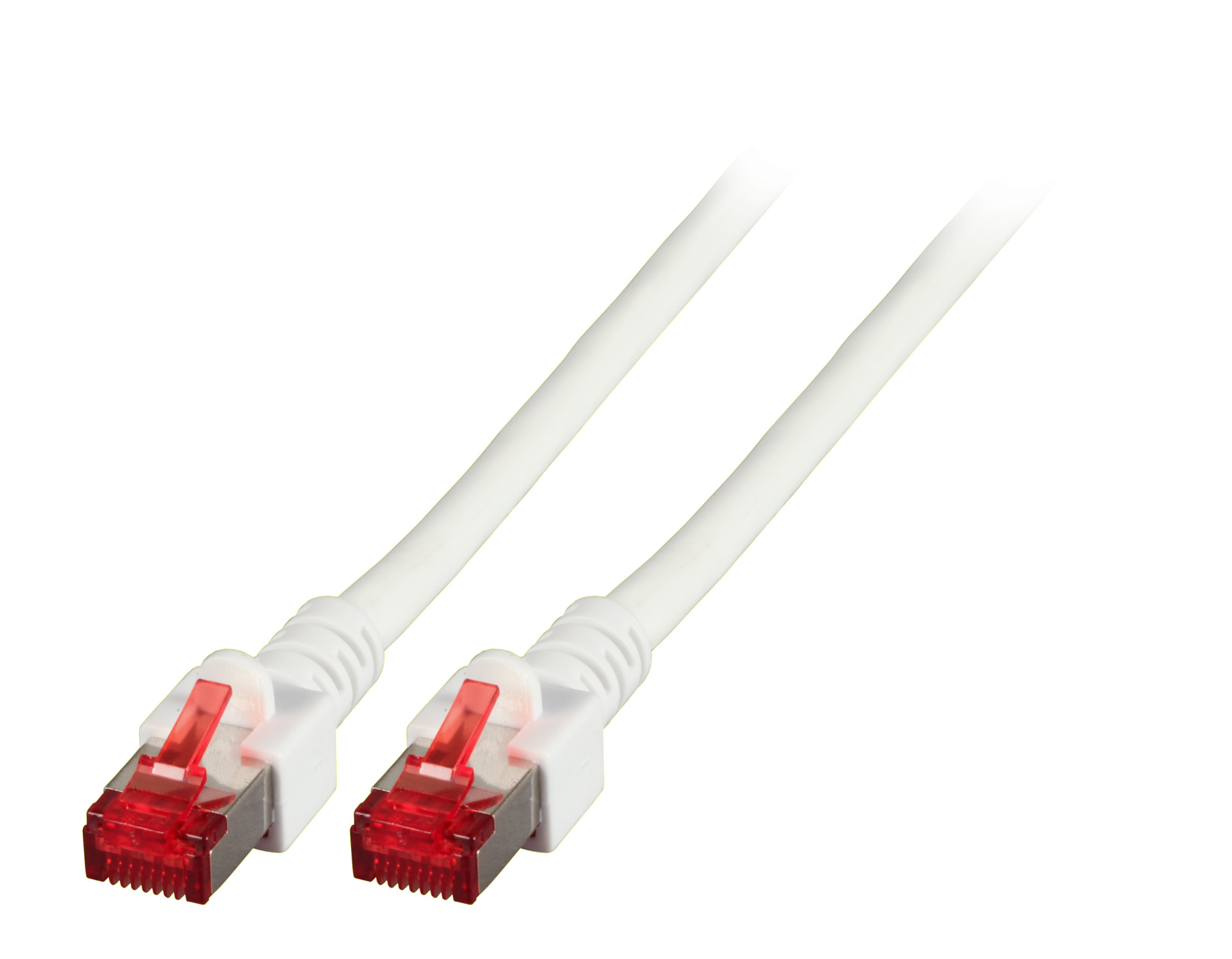 RJ45 Patch cable S/FTP, Cat.6, LSZH, 1m, white