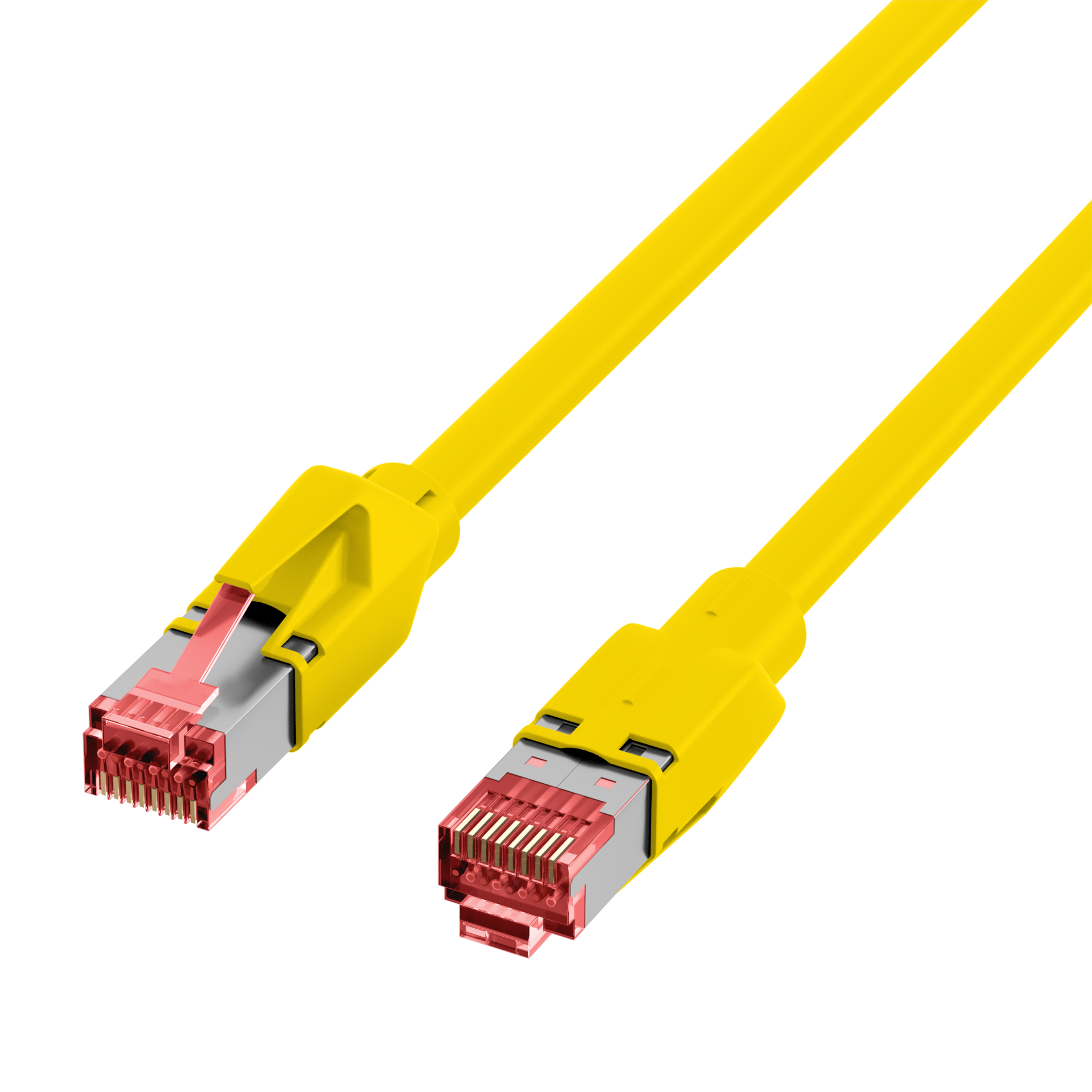 RJ45 Patch Cord Cat.6A S/FTP Dätwyler 7702 TM21 yellow 30m