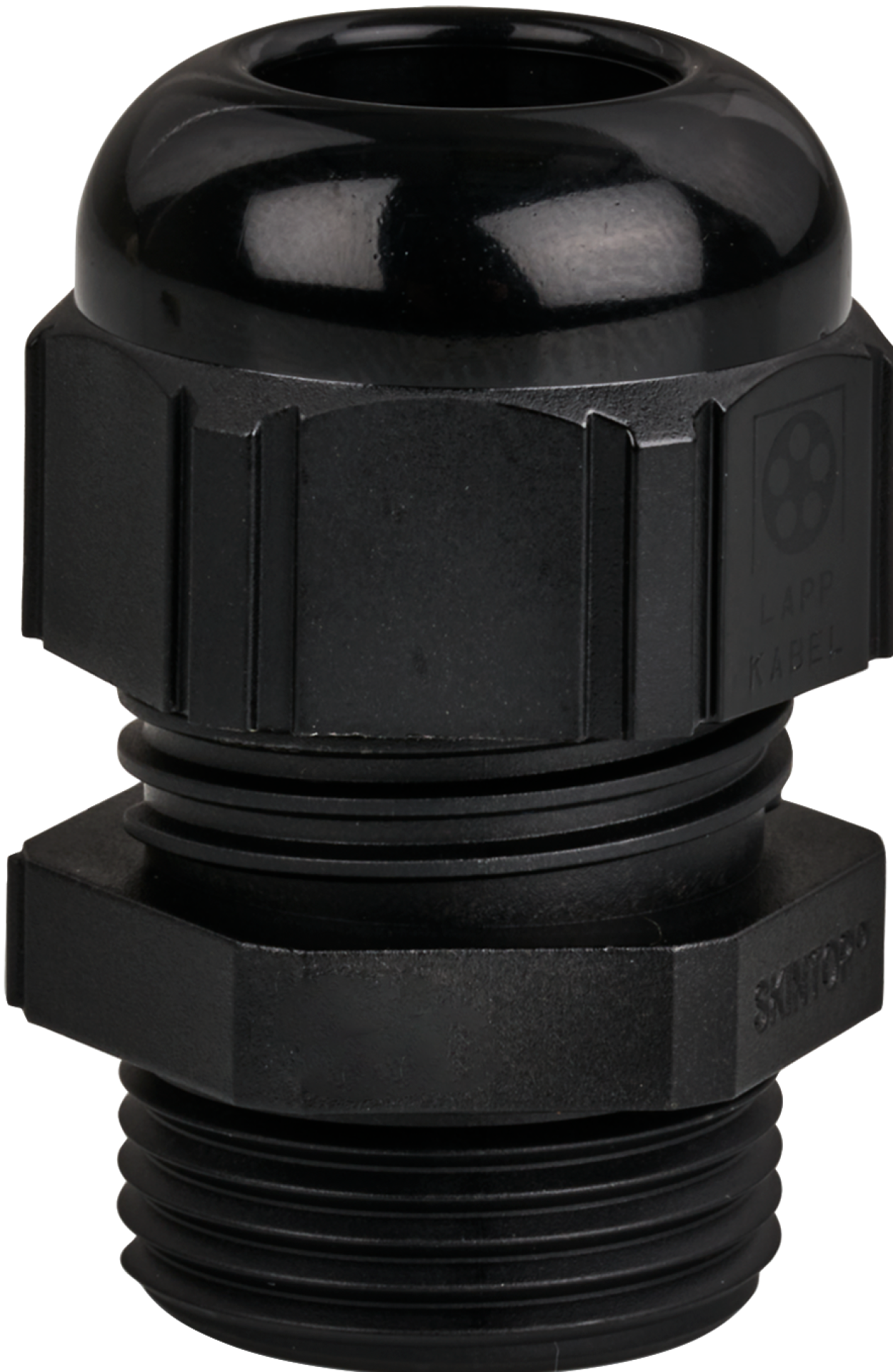 Cable gland PG-13,5 black, plastic without locknut