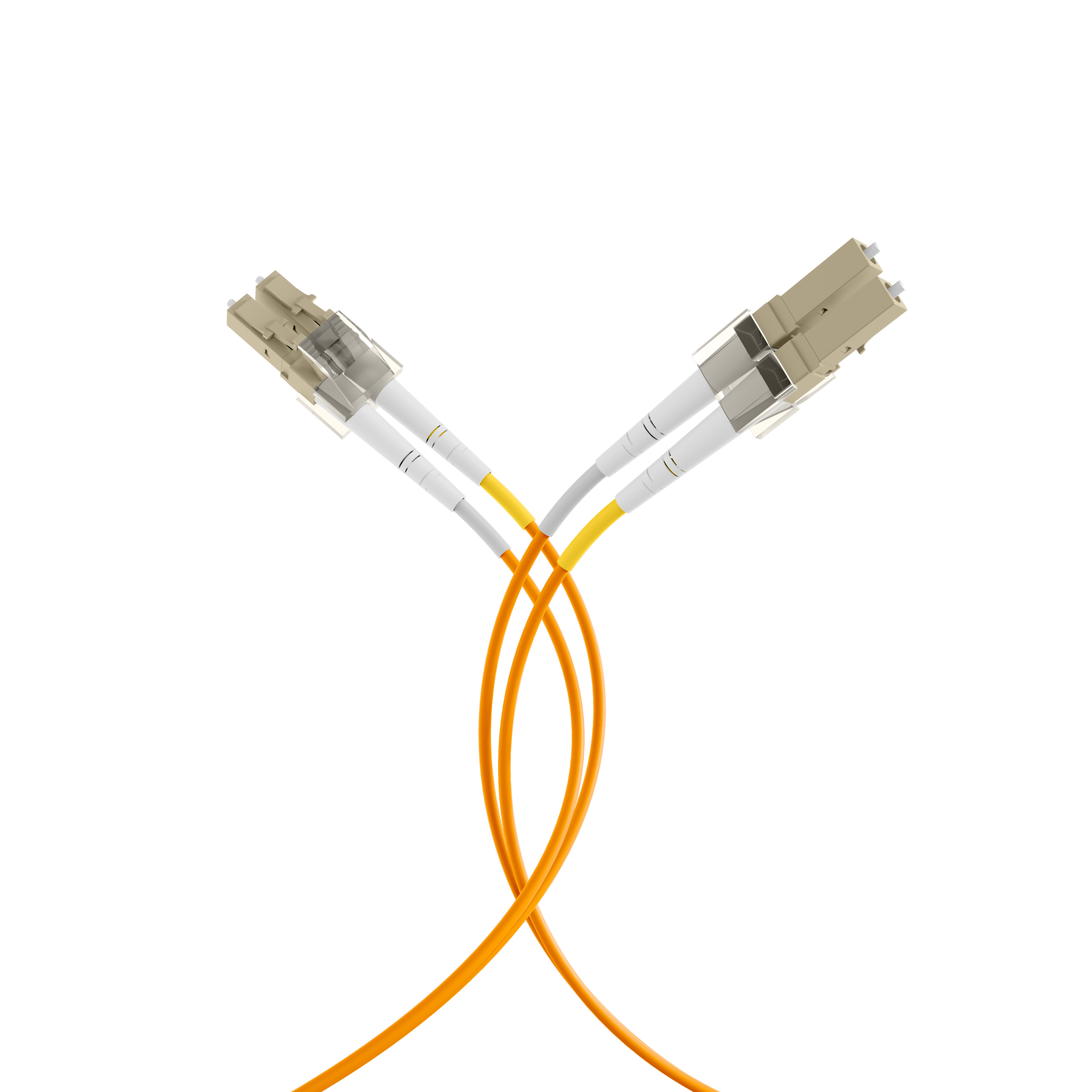 Duplex Patchcable LC-LC OM1 2m LSZH 2mm orange