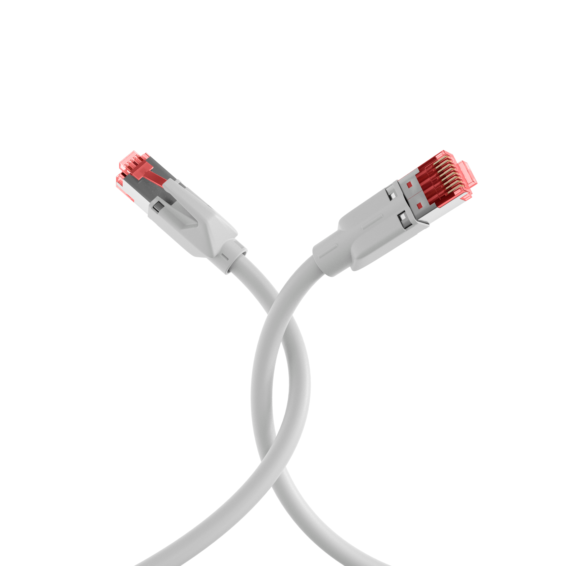 RJ45 Patch Cord Cat.6A S/FTP LSZH Draka UC900 TM21 white 15m