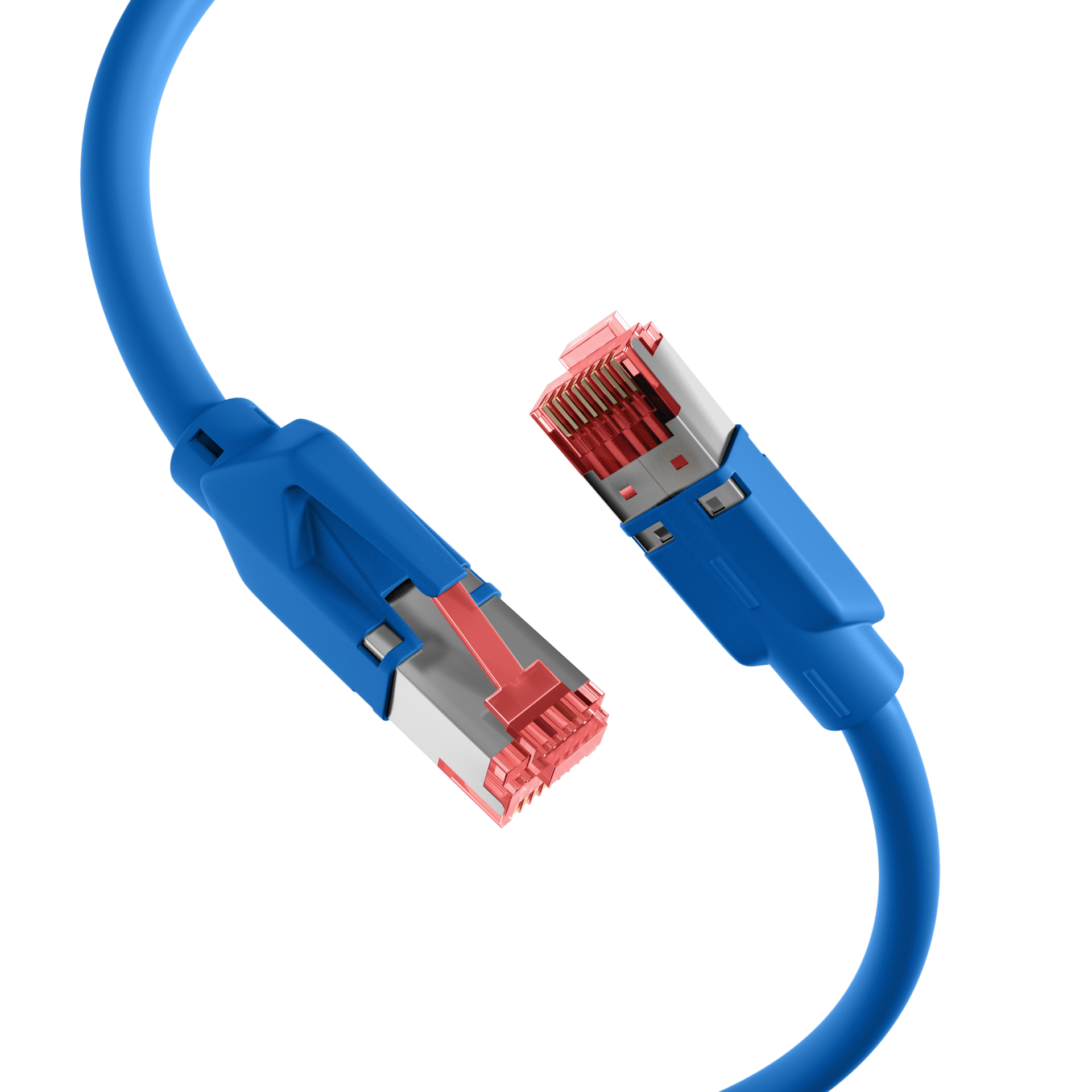 RJ45 Patch Cord Cat.6A S/FTP Dätwyler 7702 TM21 blue 15m