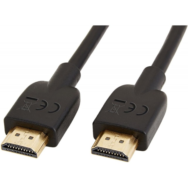 HDMI 4K 60Hz High Speed Connection Cable with Ethernet, black, 0,5 m