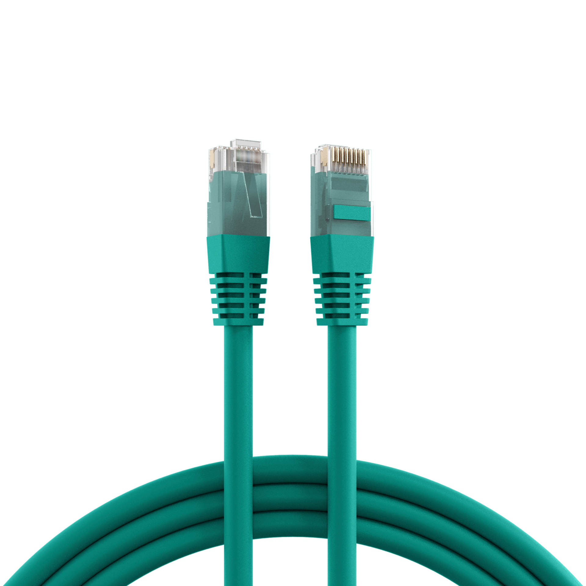 RJ45 Patch Cord Cat.5e U/UTP PVC CCA green 30m