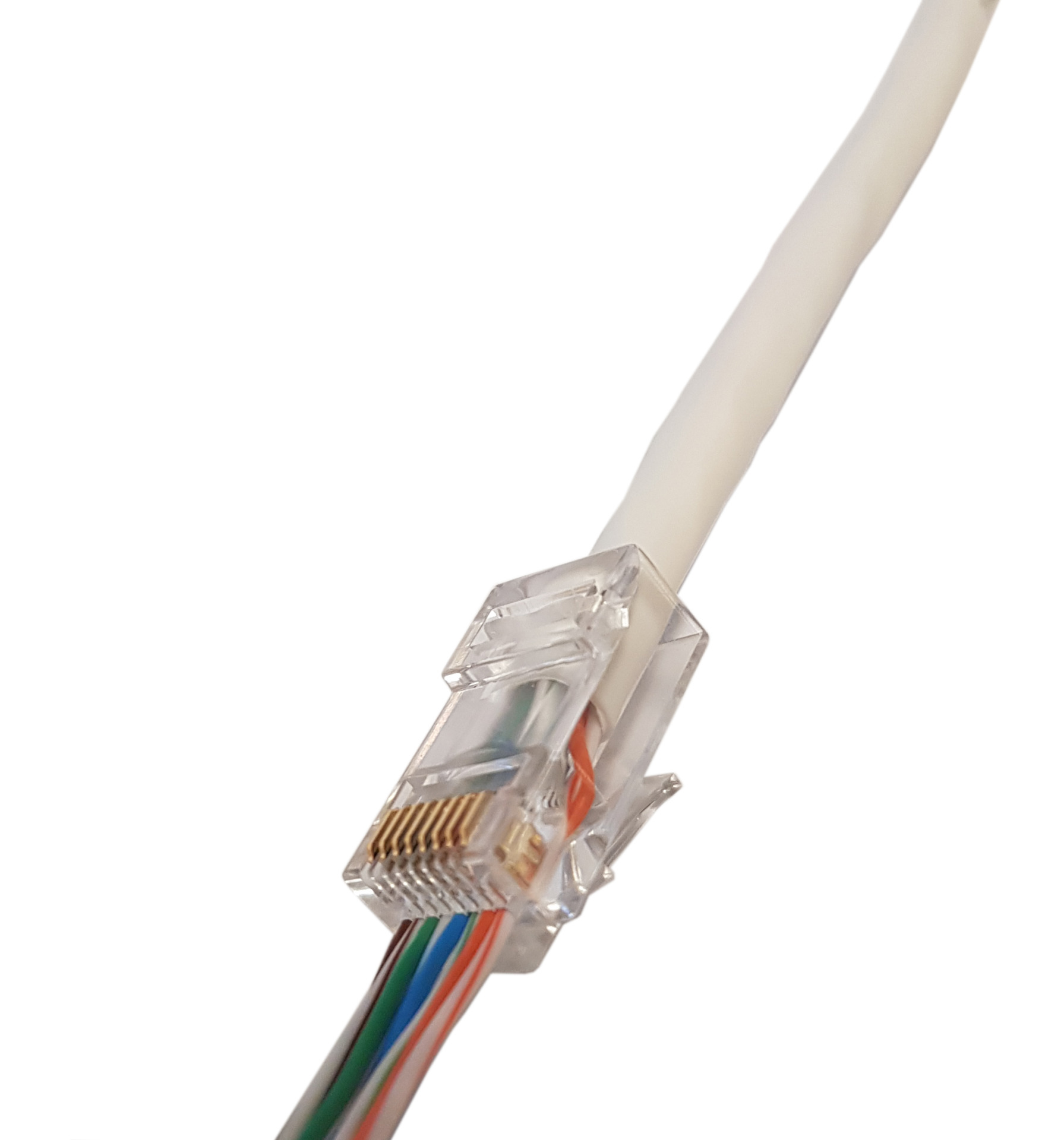 RJ45 modular plug Cat.6 unshielded, pack of 10