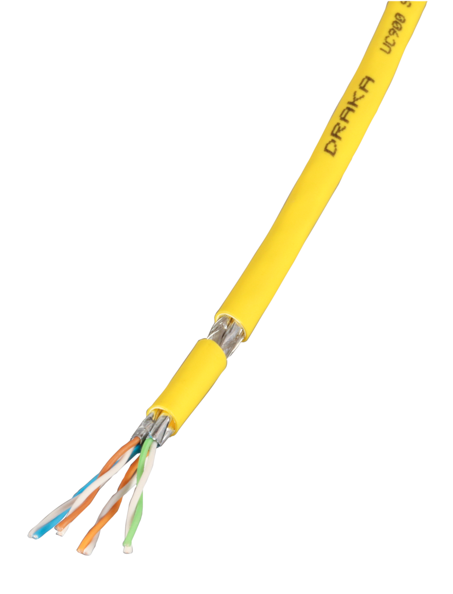 Patch cable Cat.7 PiMF UC900MHz FLEX, SS26 4P Dca, yellow