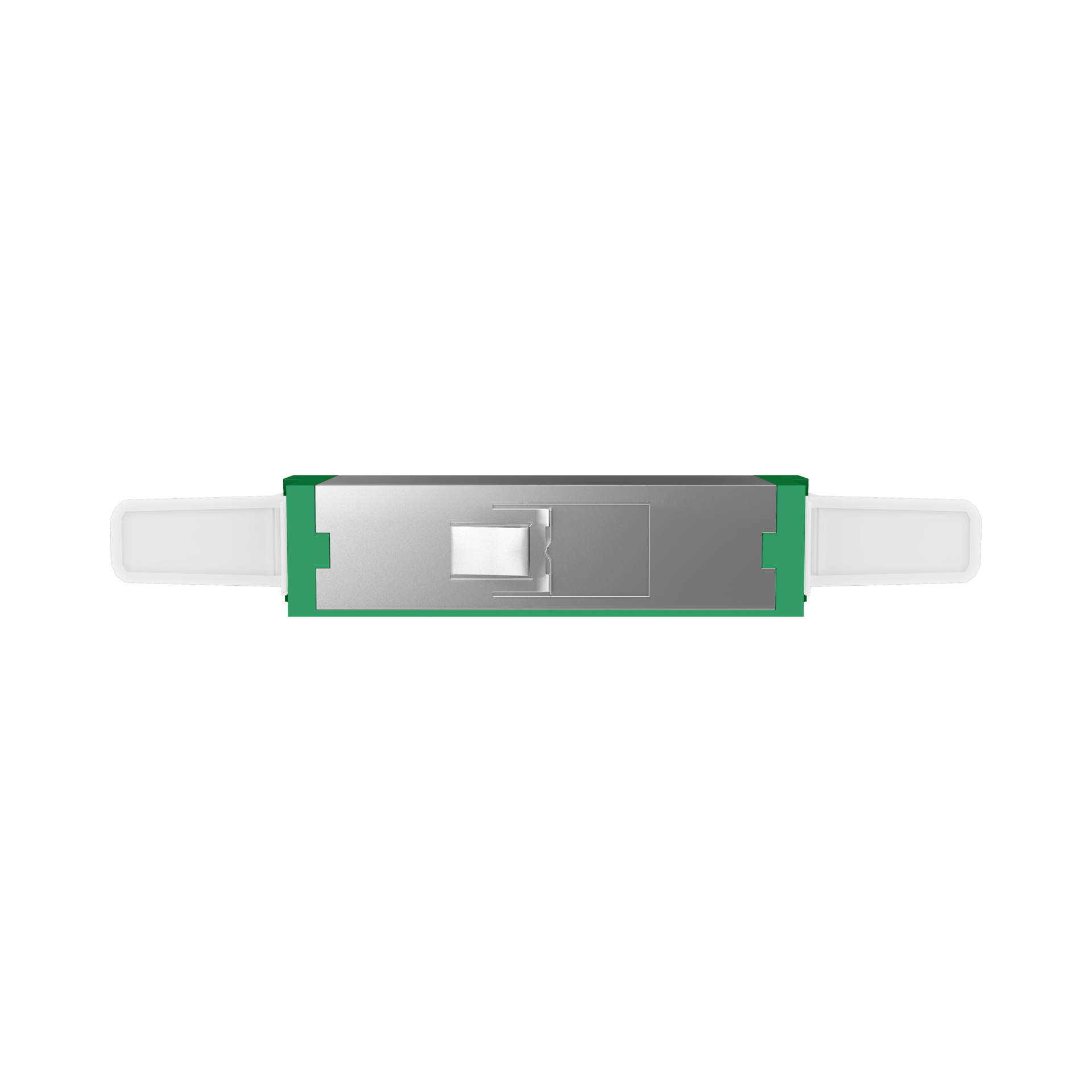 R&M adapter E2000®/APC Simplex OS2 green grade C flangeless