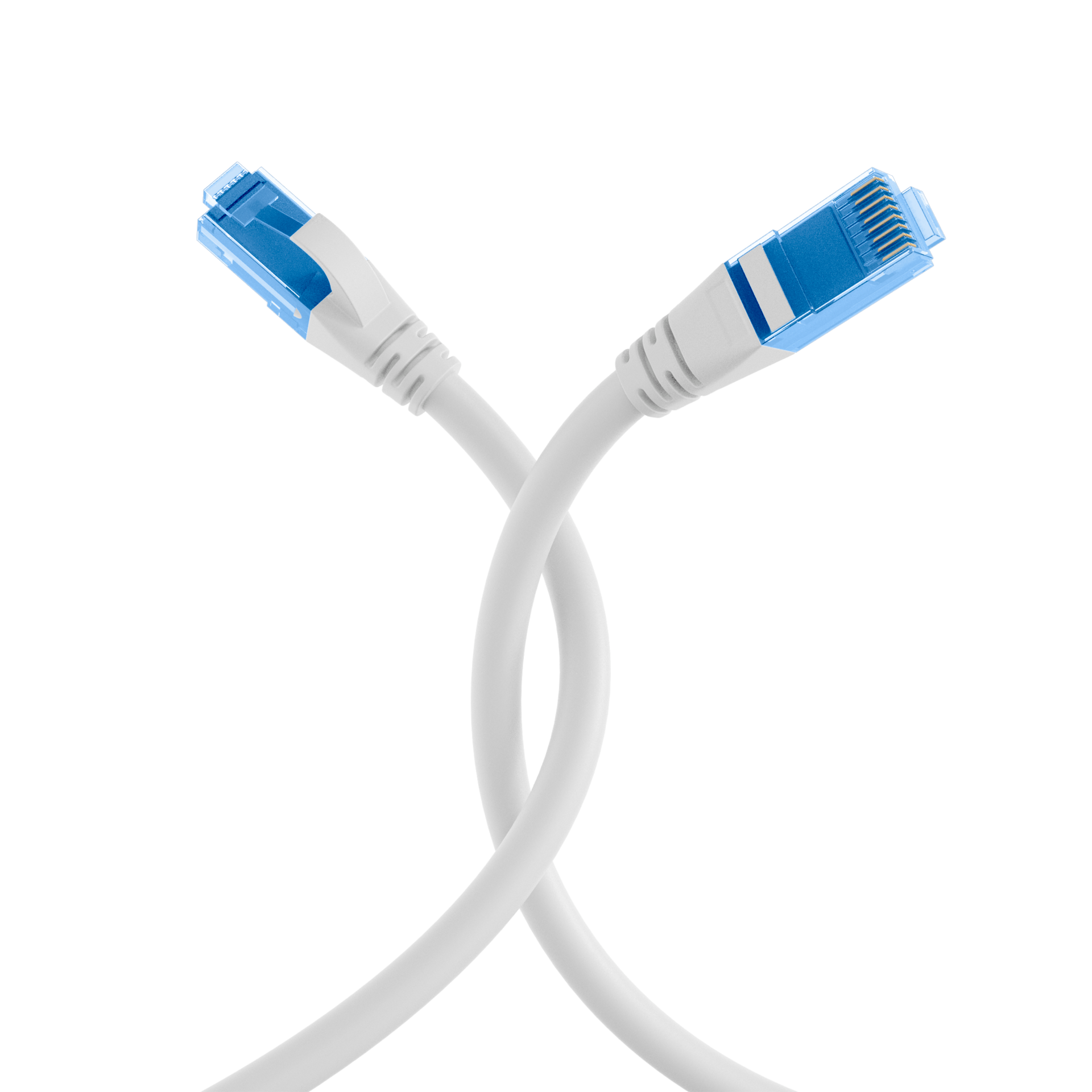 RJ45 Patch Cord Cat.6A U/UTP LSZH Premium 500MHz white 3m