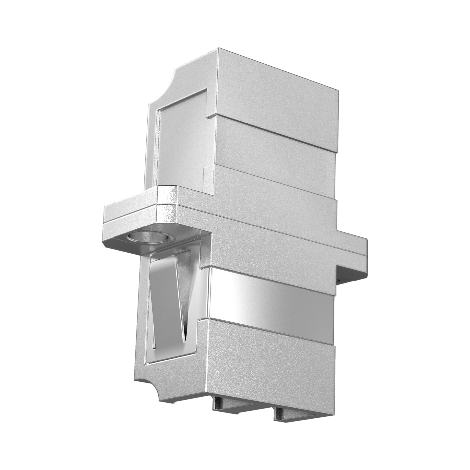 Adapter  LC Duplex OM1-5 metal housing 