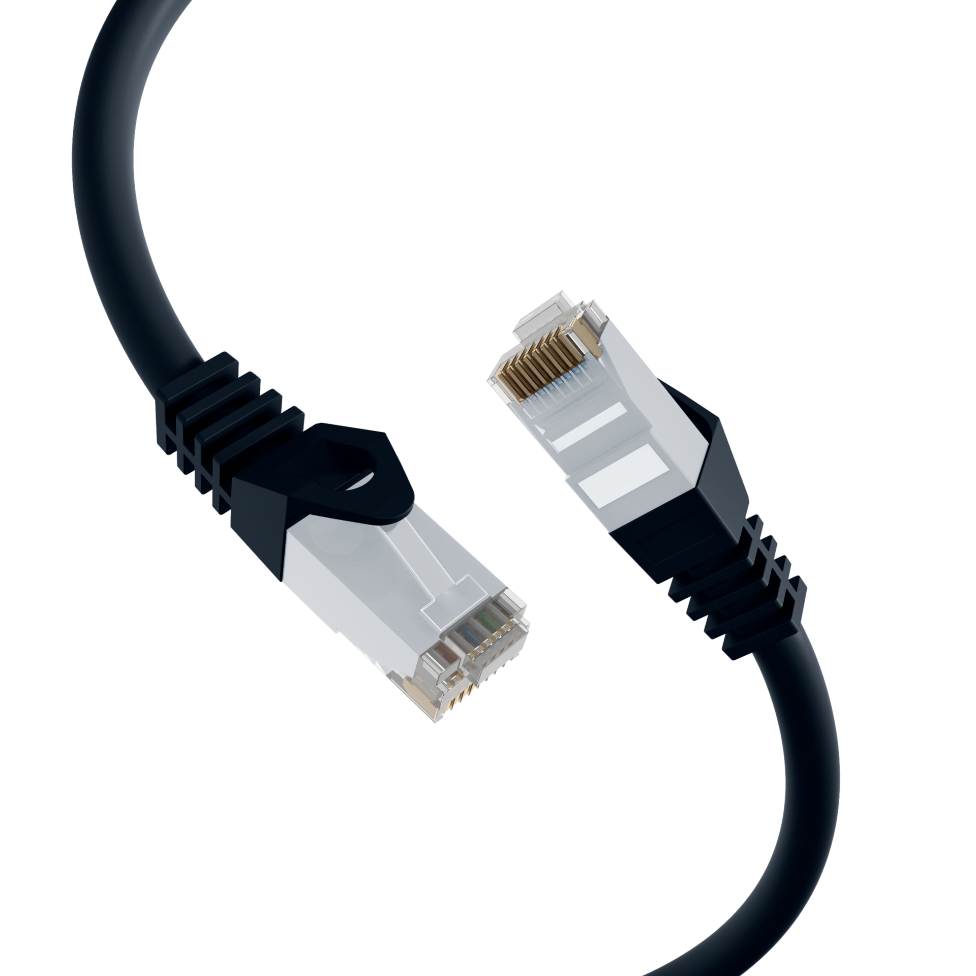 RJ45 Patch Cord Cat.6 U/UTP LSZH CCA black 20m