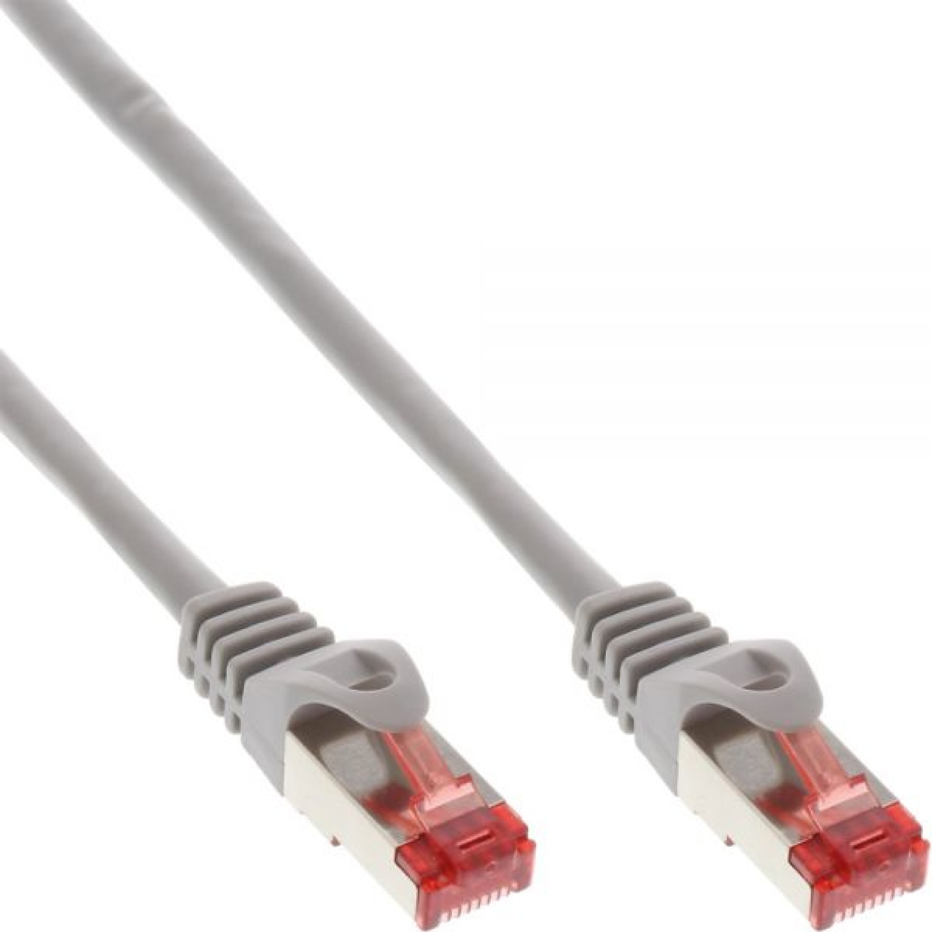 RJ45 Patch cable Cat.5e F/UTP LSZH,  Grey 10 m,AWG26/7 