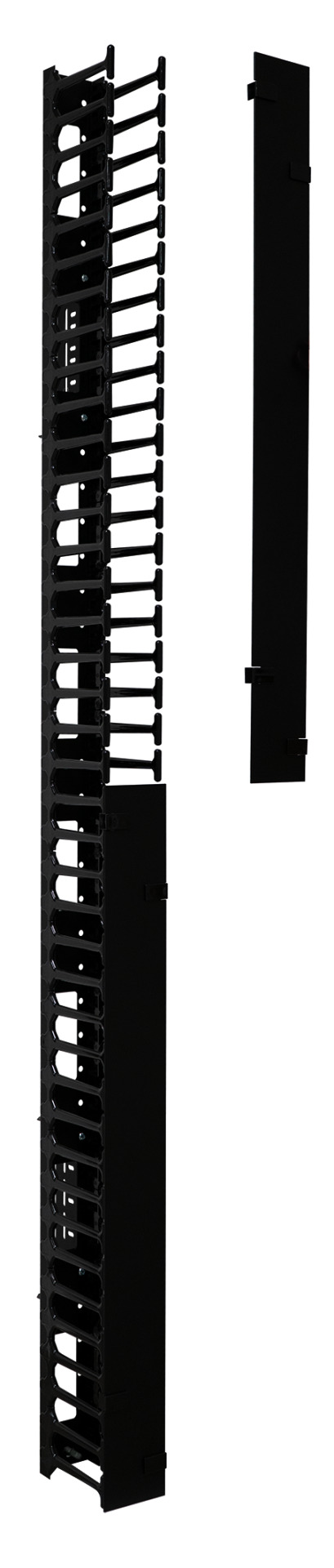 Vertical Cable Management for ESV 47U, 1 Piece, RAL7035