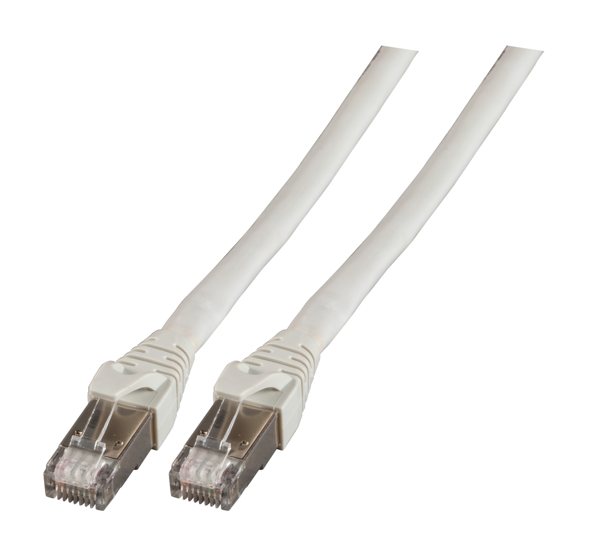 RJ45 Patch cable S/FTP, Cat.6A, PVC, UL, Longlink, 70m, grey