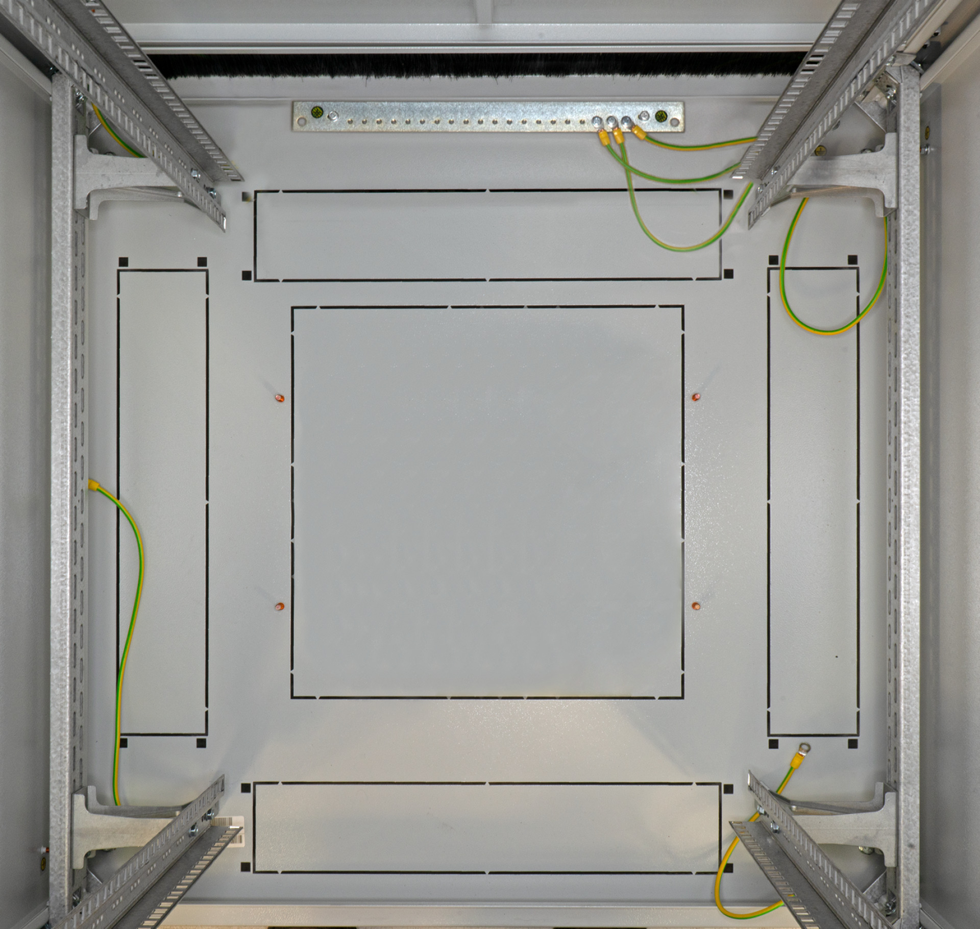 19" Network Cabinet PRO 47U, 600x800 mm, RAL7035