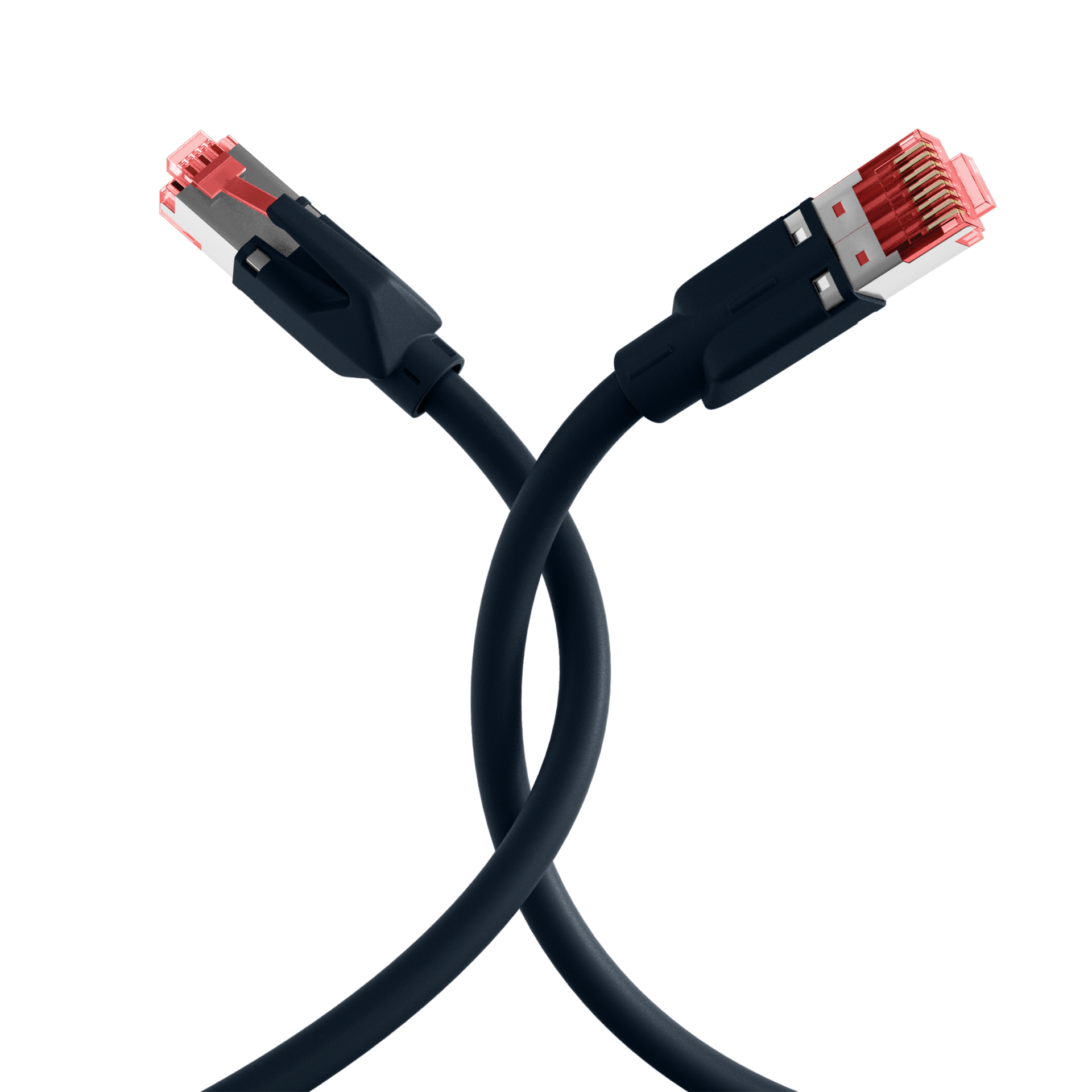 RJ45 Patch Cord Cat.6A S/FTP Dätwyler 7702 TM21 black 5m