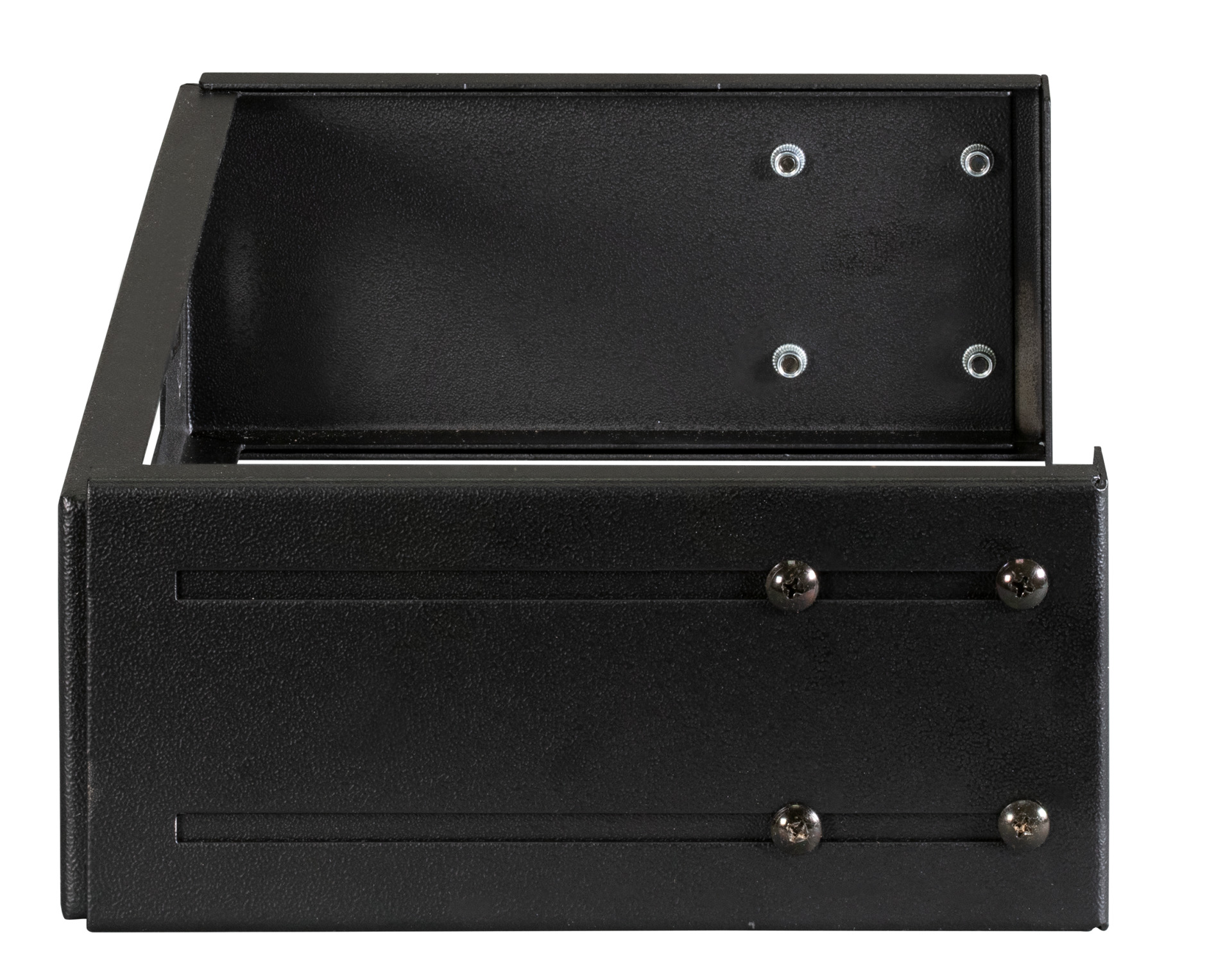 19" 2U Wall Bracket, Depth-Adj., RAL7035