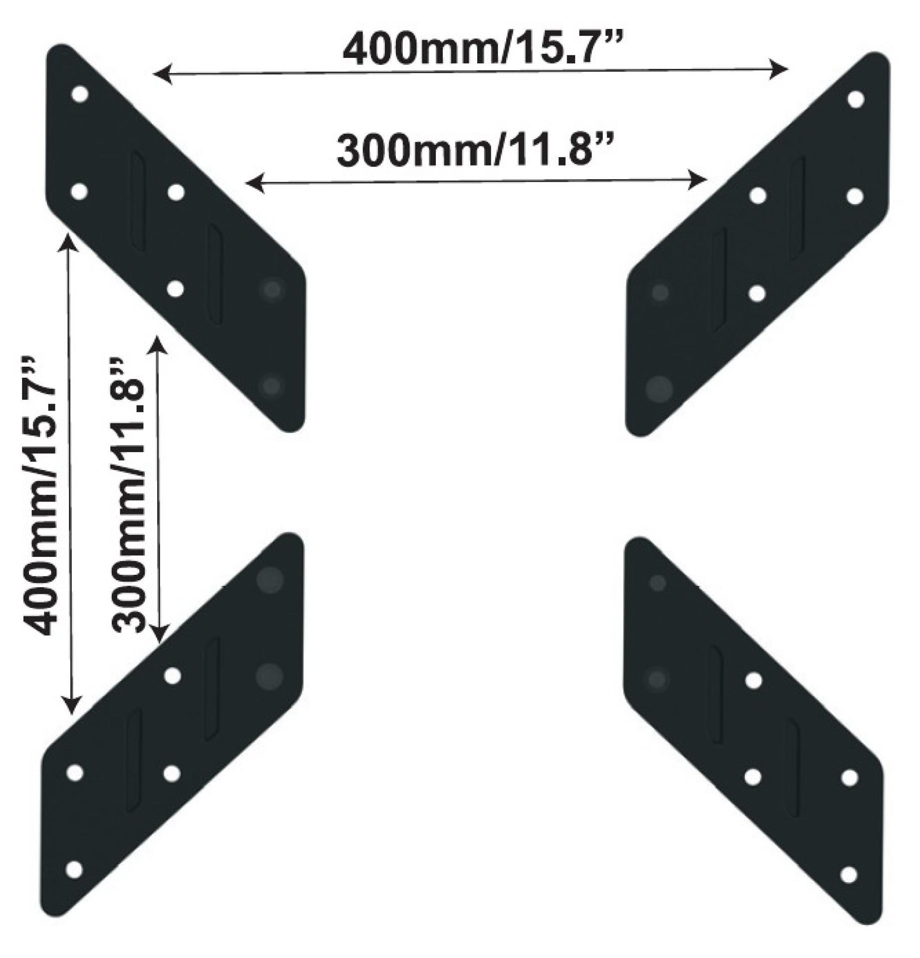 Universal VESA-Adapter 200x200 -  400x400