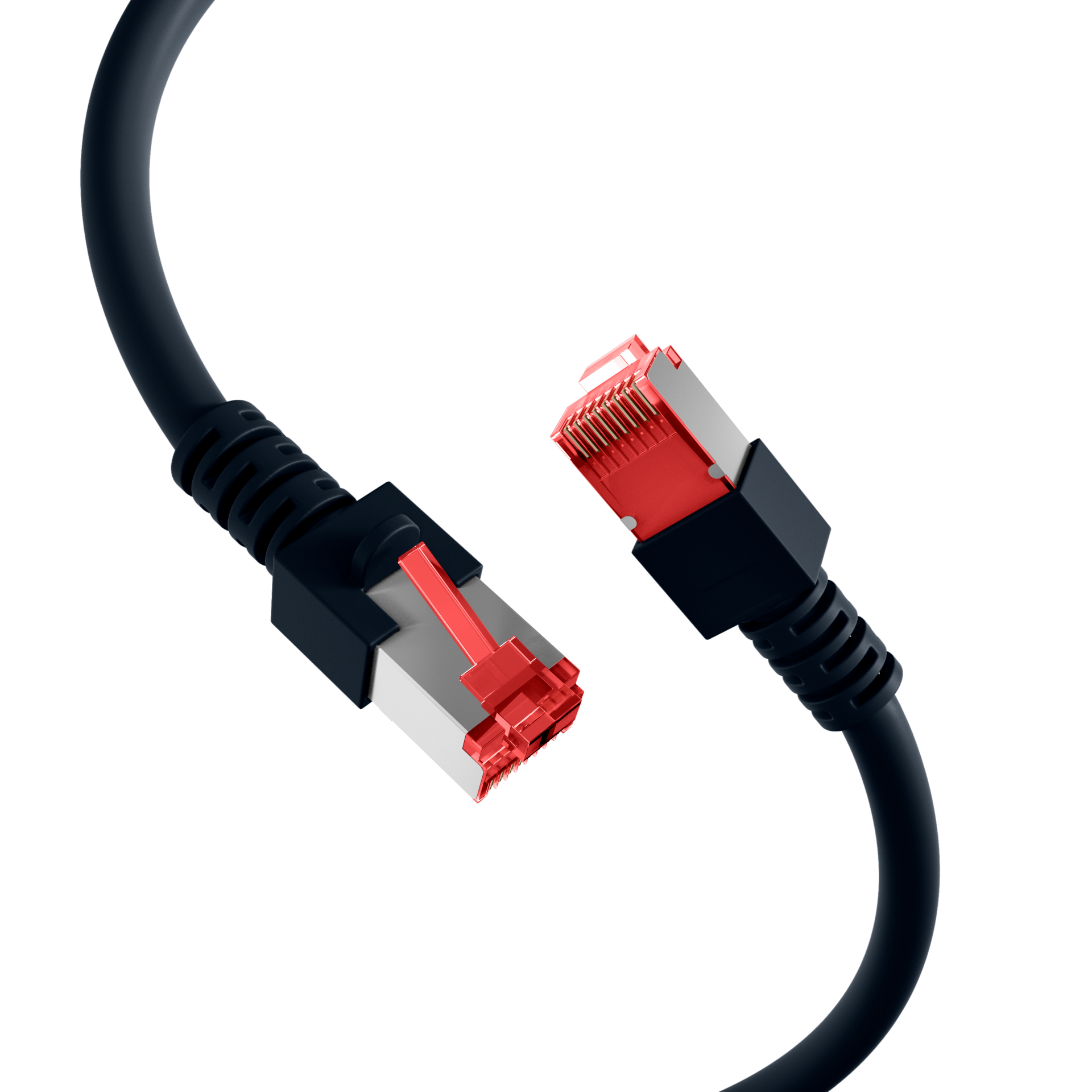 RJ45 Patch Cord Cat.6 S/FTP LSZH black 30m