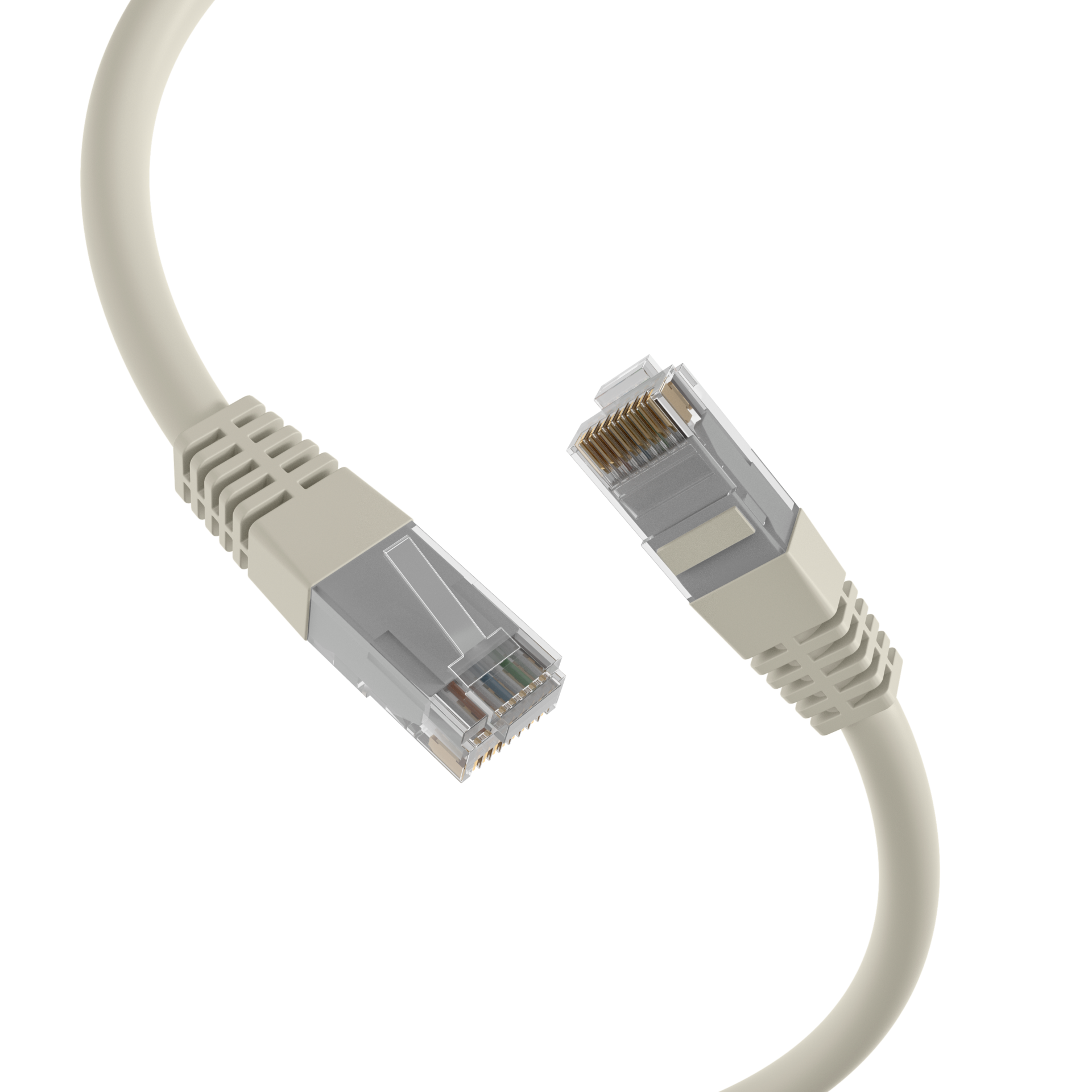 RJ45 Patch Cord Cat.5e U/UTP PVC CCA grey 15m