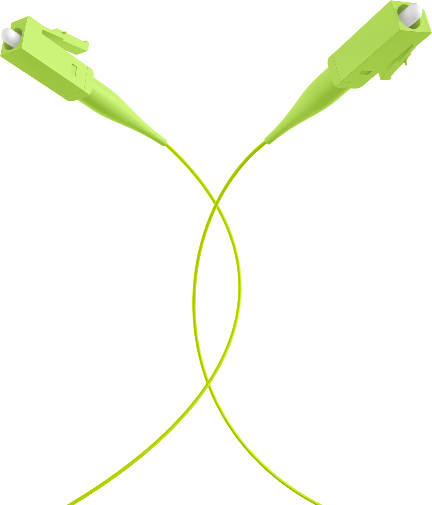 Fiber Pigtail LC OM5 -Lime green 2m - 1 piece