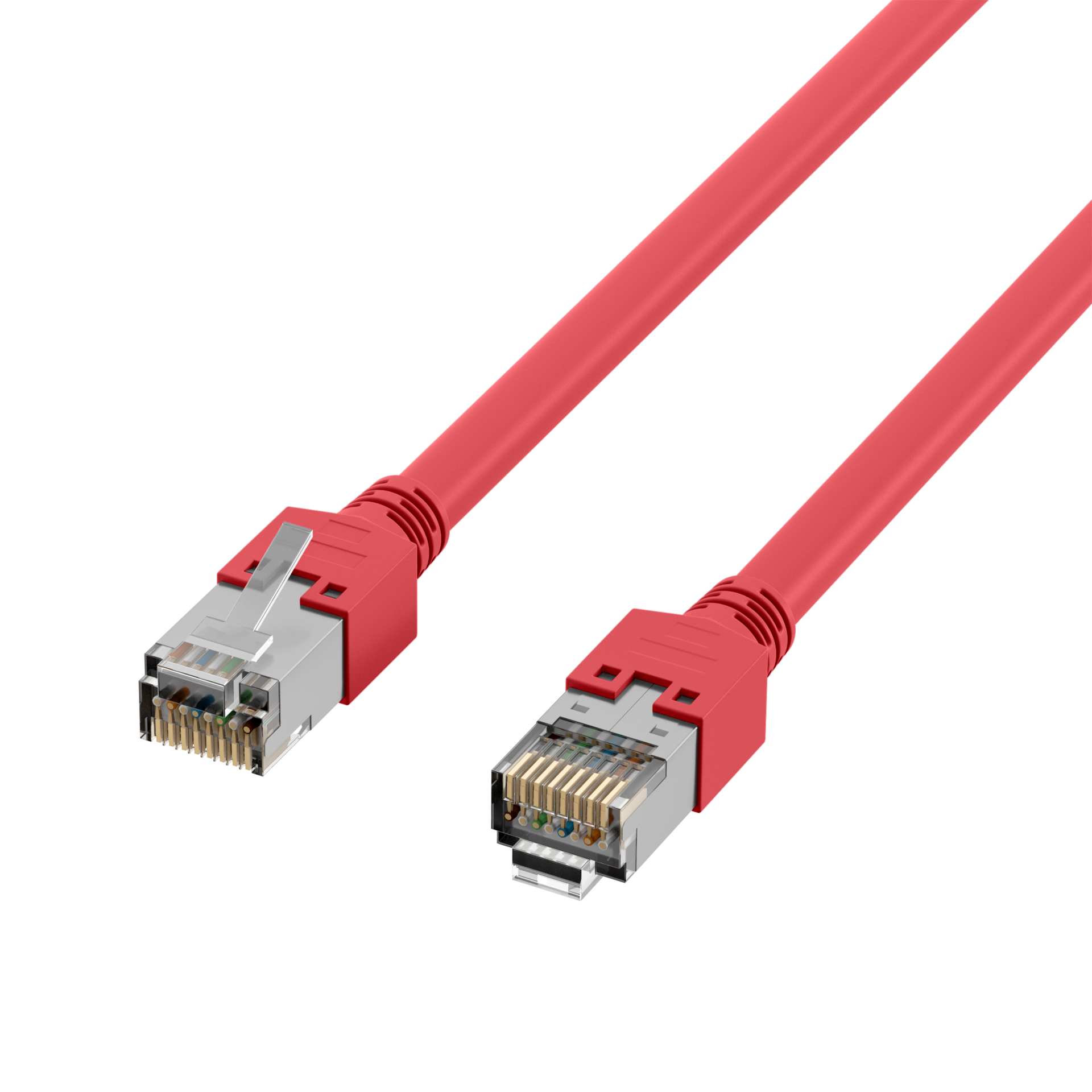 RJ45 Patch Cord Cat.5e S/UTP PVCDätwyler 5502 TM11 red 20m