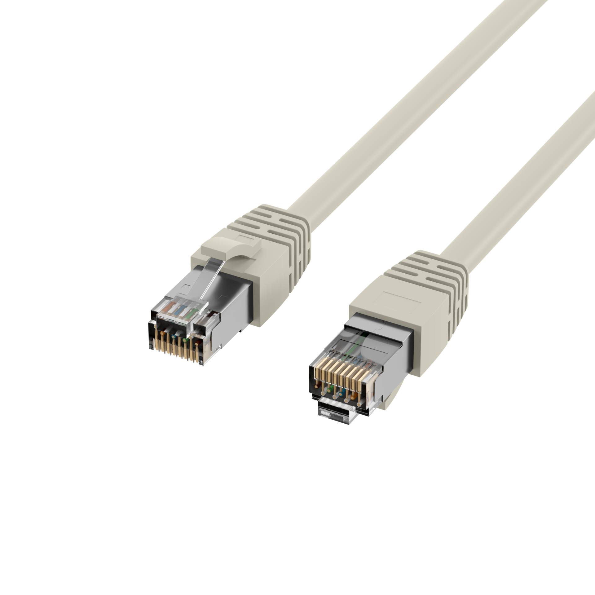 RJ45 Patch Cord Cat.8.1 S/FTP LSZH BC grey 3m