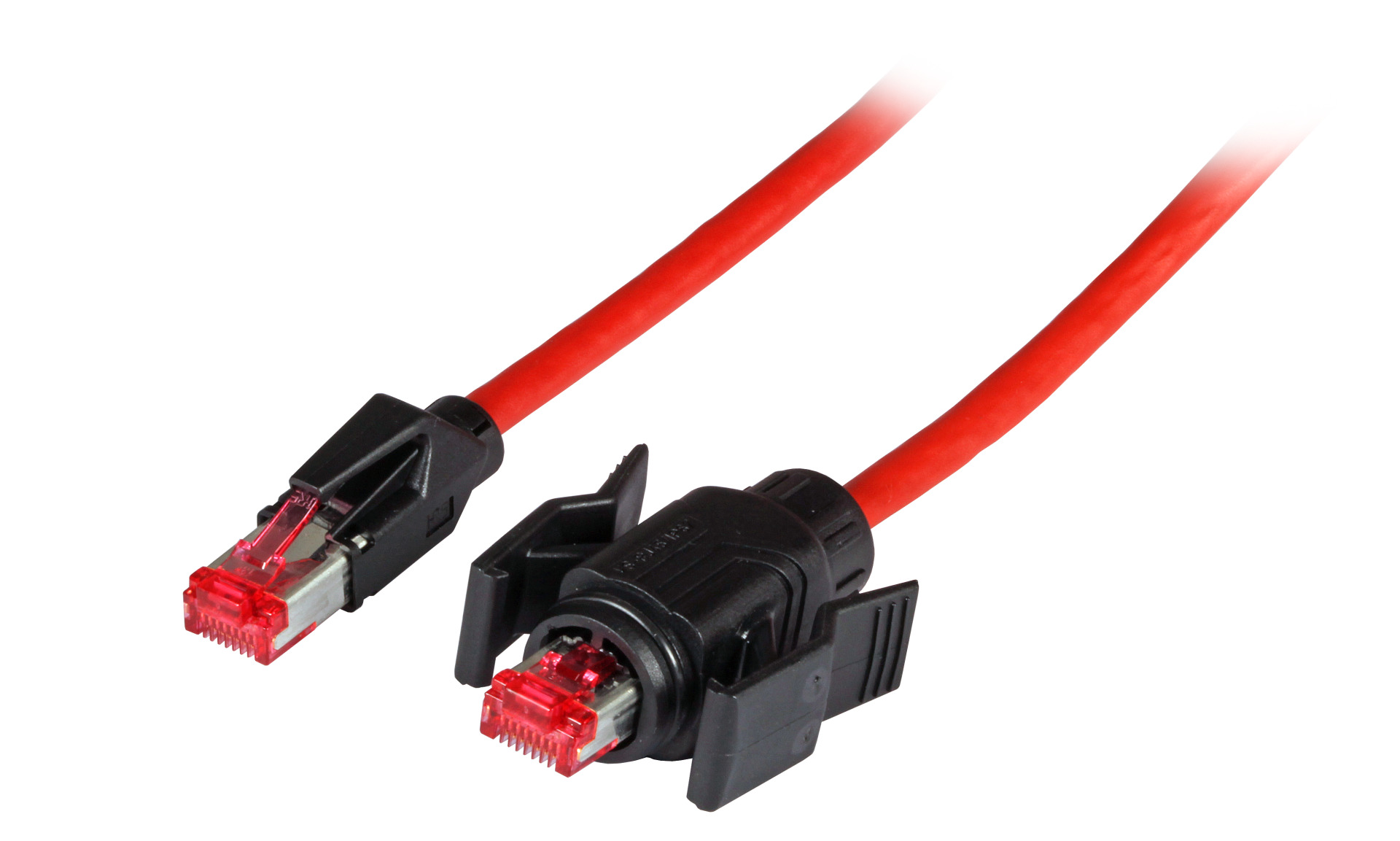 RJ45 Patch cable S/FTP, Cat.6A, IP67/TM21 / TM21, PUR, for 53730.1V2, 2m