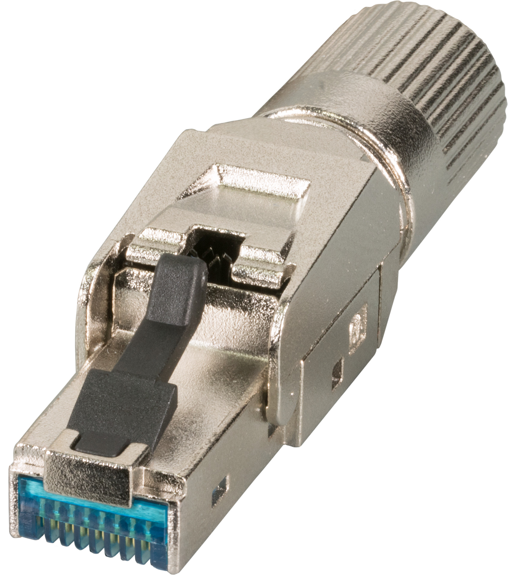 RJ45 Premium plug STP, Cat.6A/ClassEA, Field-plug, full metal