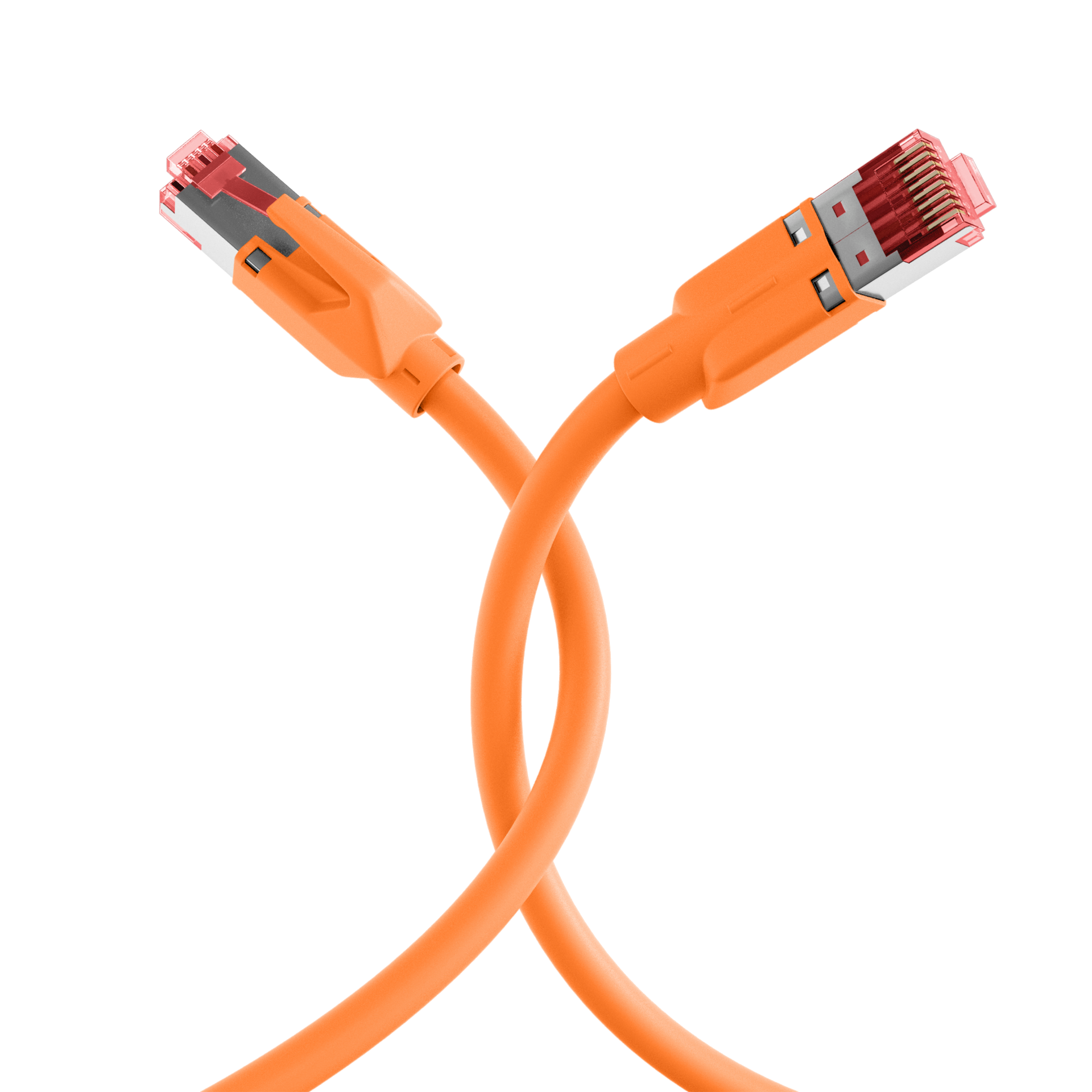 RJ45 Patch Cord Cat.6A S/FTP LSZH Draka UC900 TM21 orange 25m