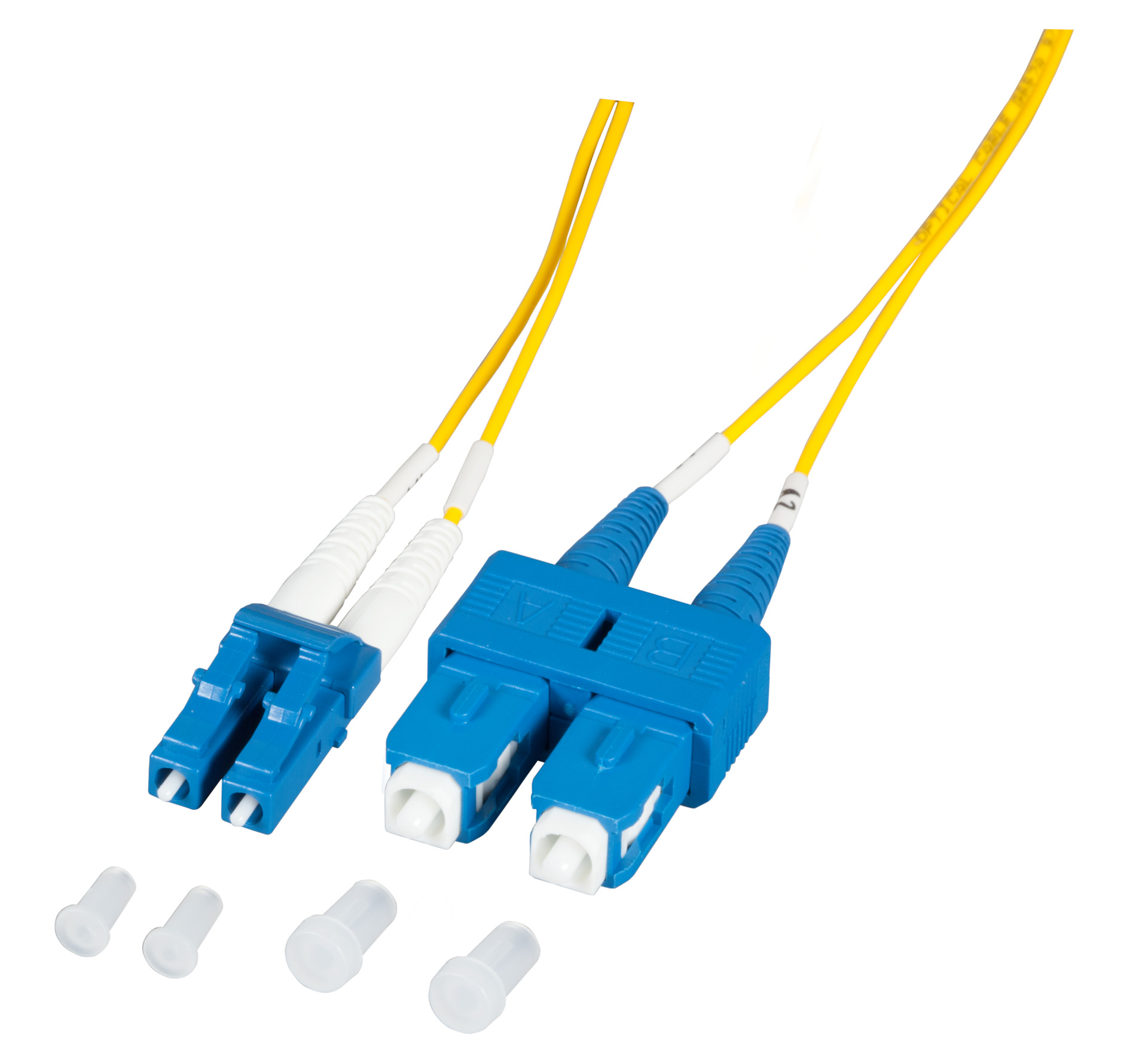 Duplex Patchcable LC-SC 9/125µ, OS2, 1.2mm