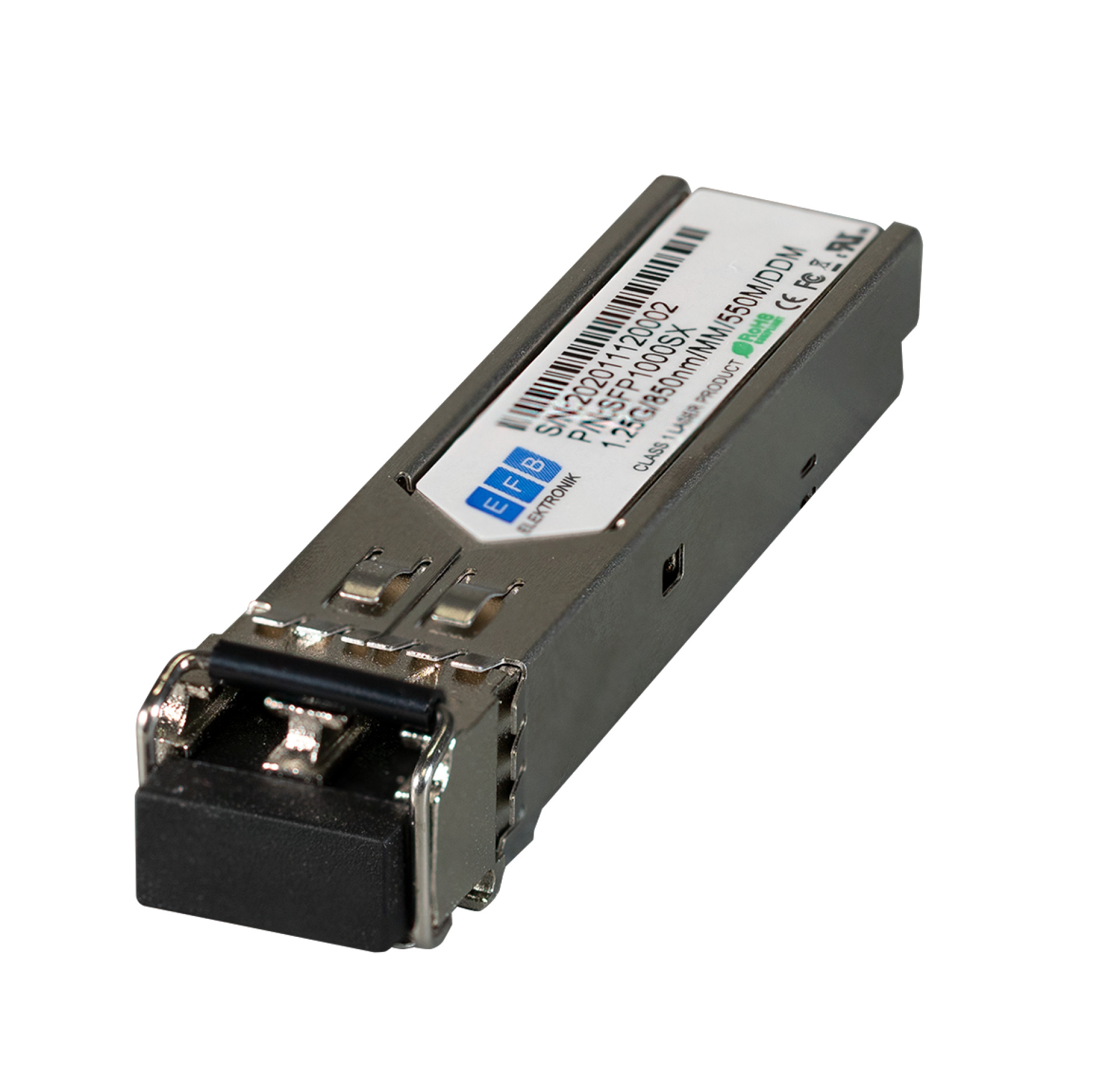 EFB 1.25G SFP SM 1310nm FP 20KM LC DDM, compatible to Cisco GLC-LH-SMD